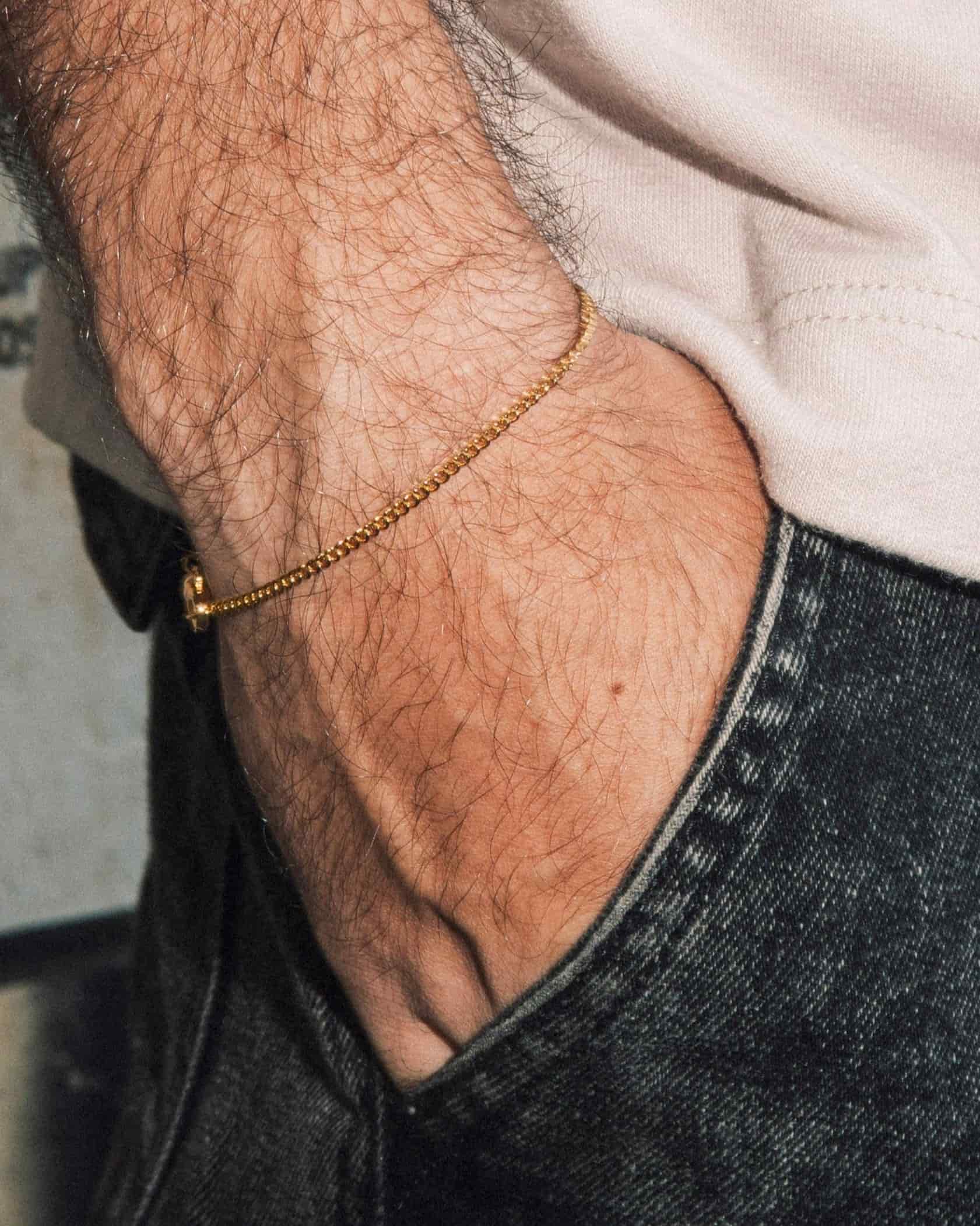 Pulsera Cubana 2 mm - miniatura 5