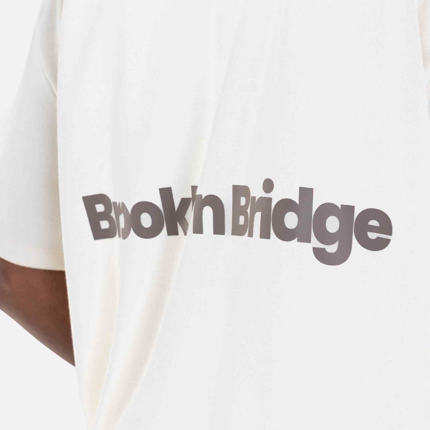 Boxy Fit Tee Brooklyn Bridge Ivory - miniatura 10