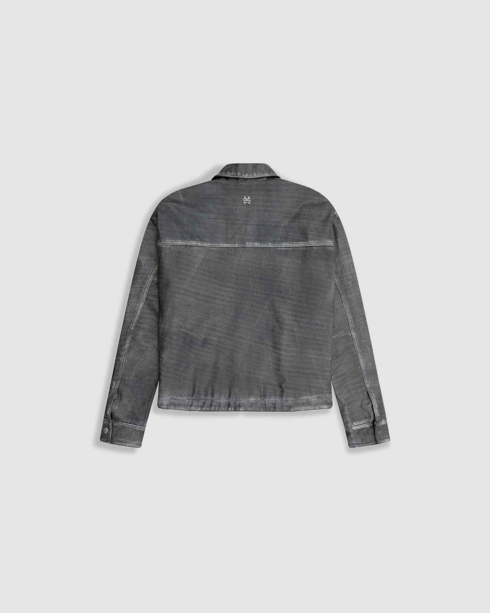 Chaqueta Monogram Leather - Negro Desgastado - miniatura 7