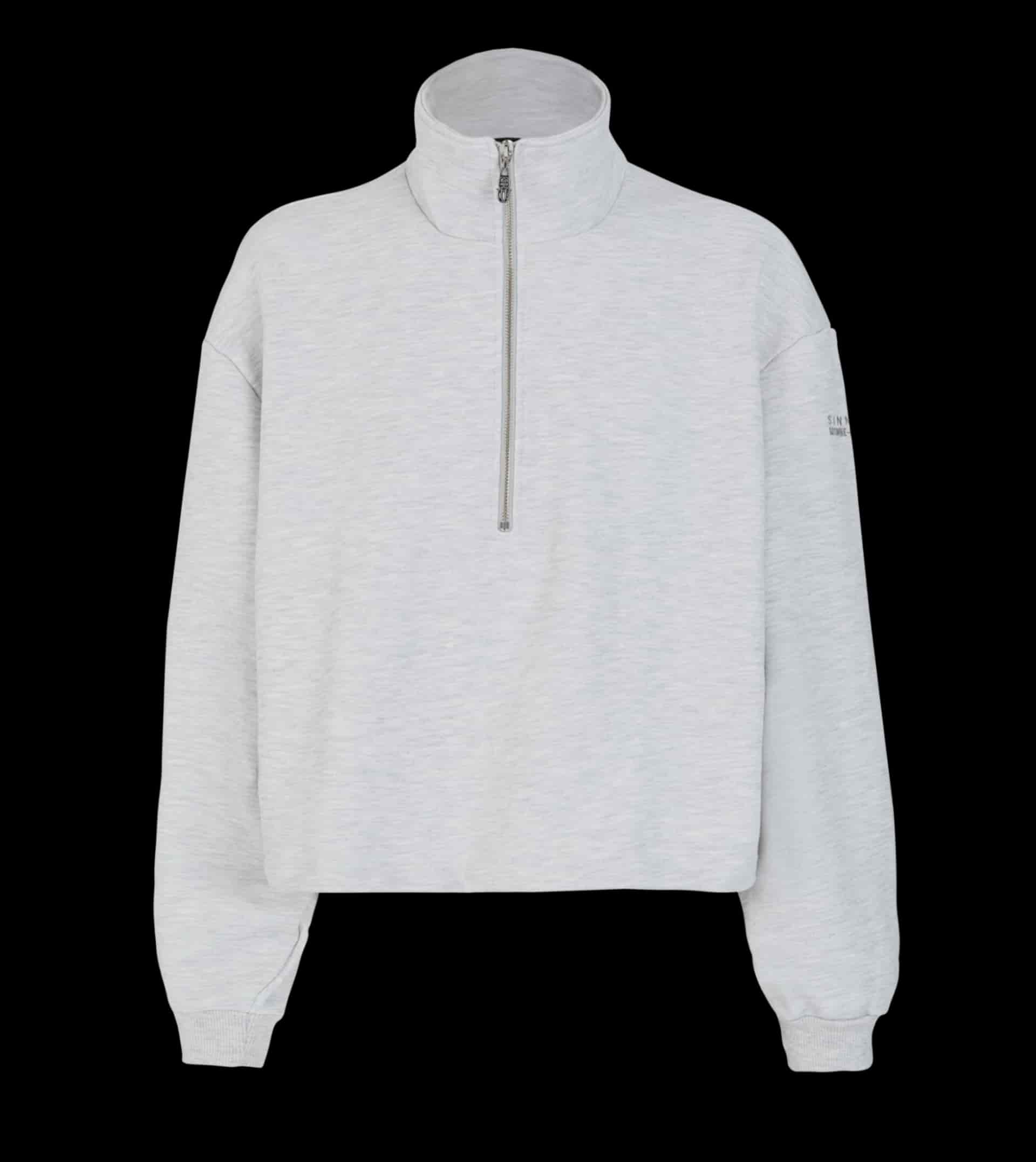 MONOGRAM ZIPPER JASPE SWEATER - miniatura 1