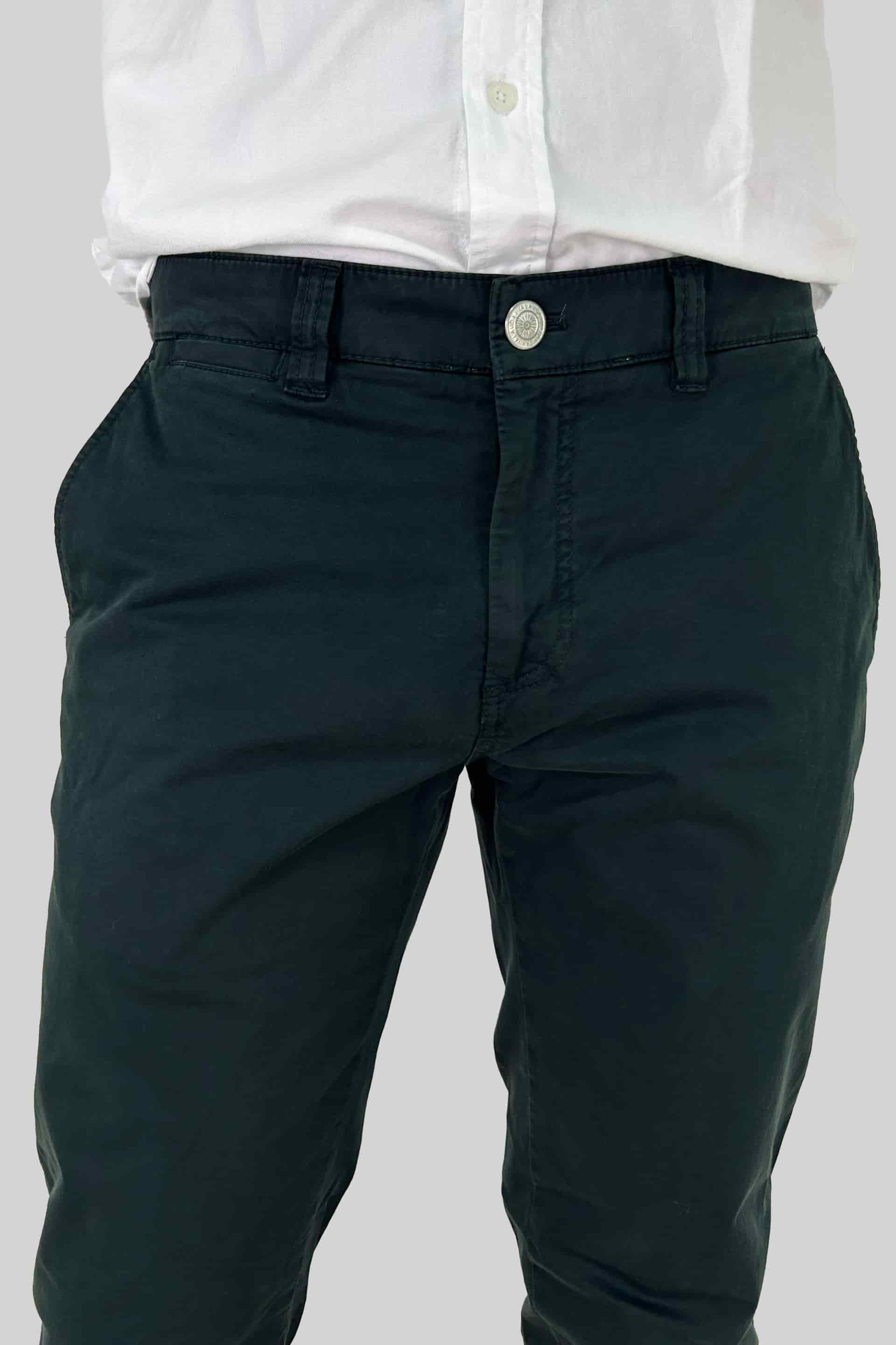 PANTALON CHINO VERDE PETROLEO - miniatura 4