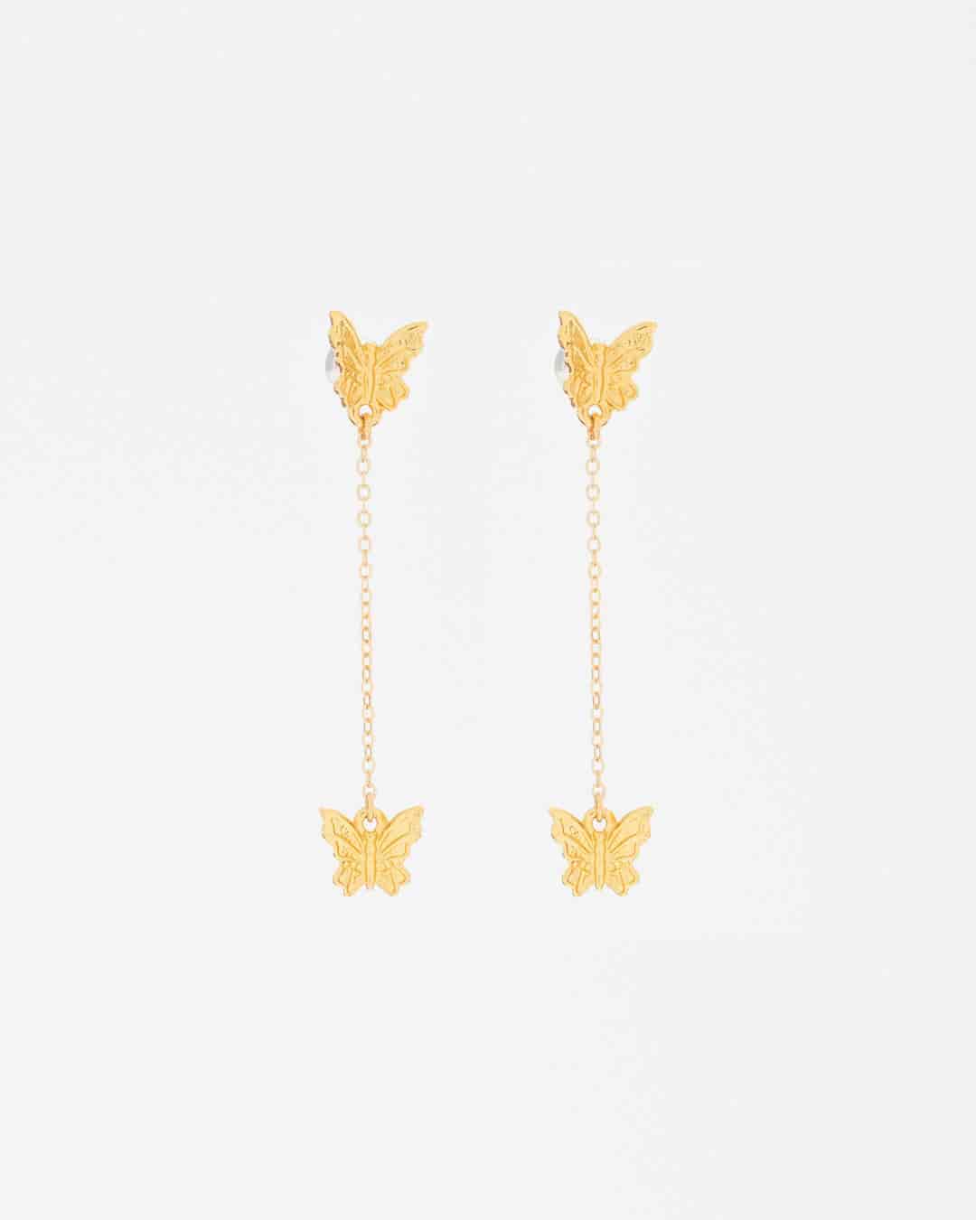 Arete Mariposa Cadena - miniatura 2