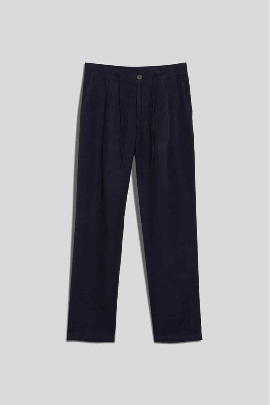 Men's linen pants navy alex - miniatura 1