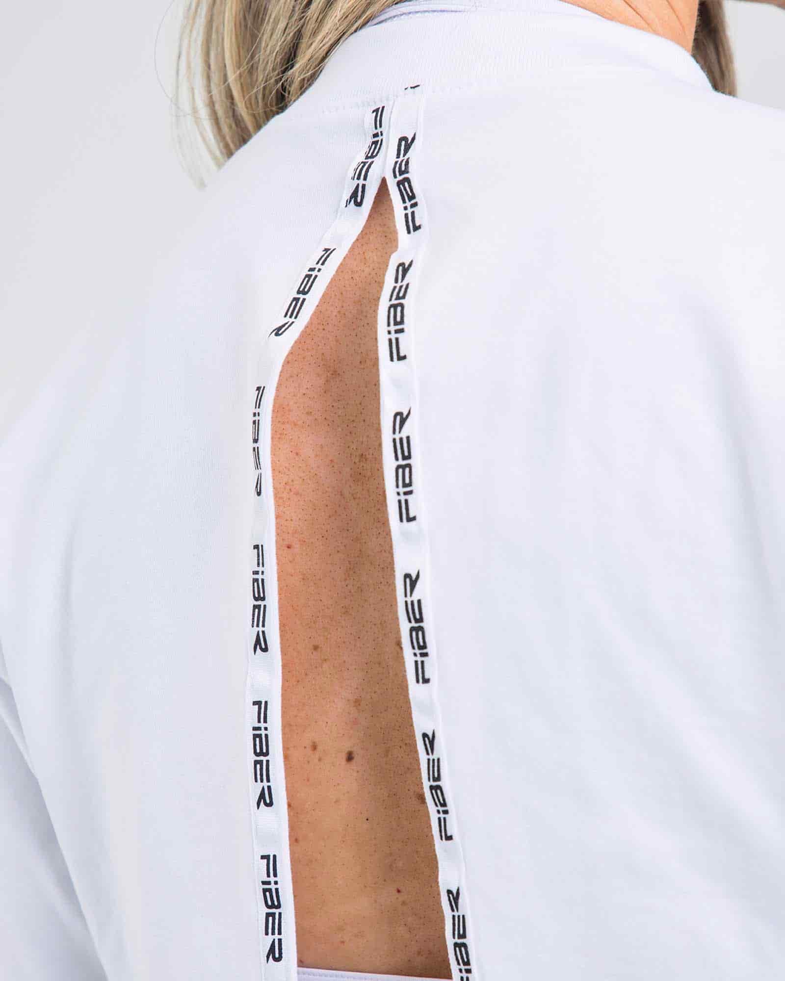 Camiseta bold trace blanco outdoor FIBER - miniatura 6