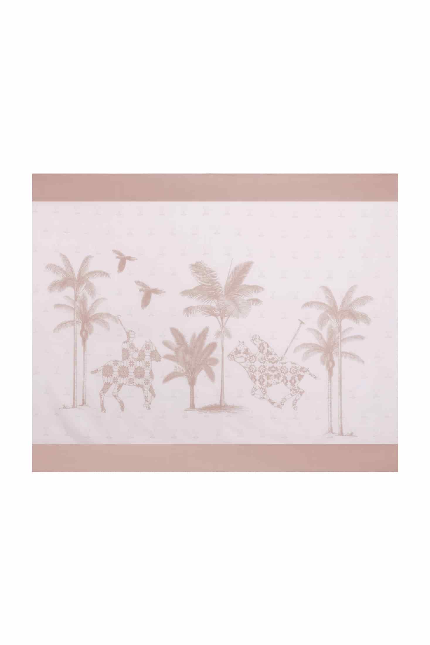 De La Falaise Cotton Silk Sarong / Beige - miniatura 2