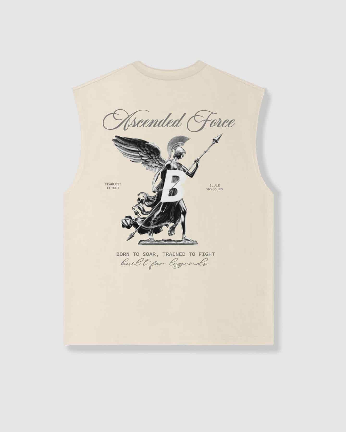 Oversized Sleeveless Ascended Force Vanilla - miniatura 1