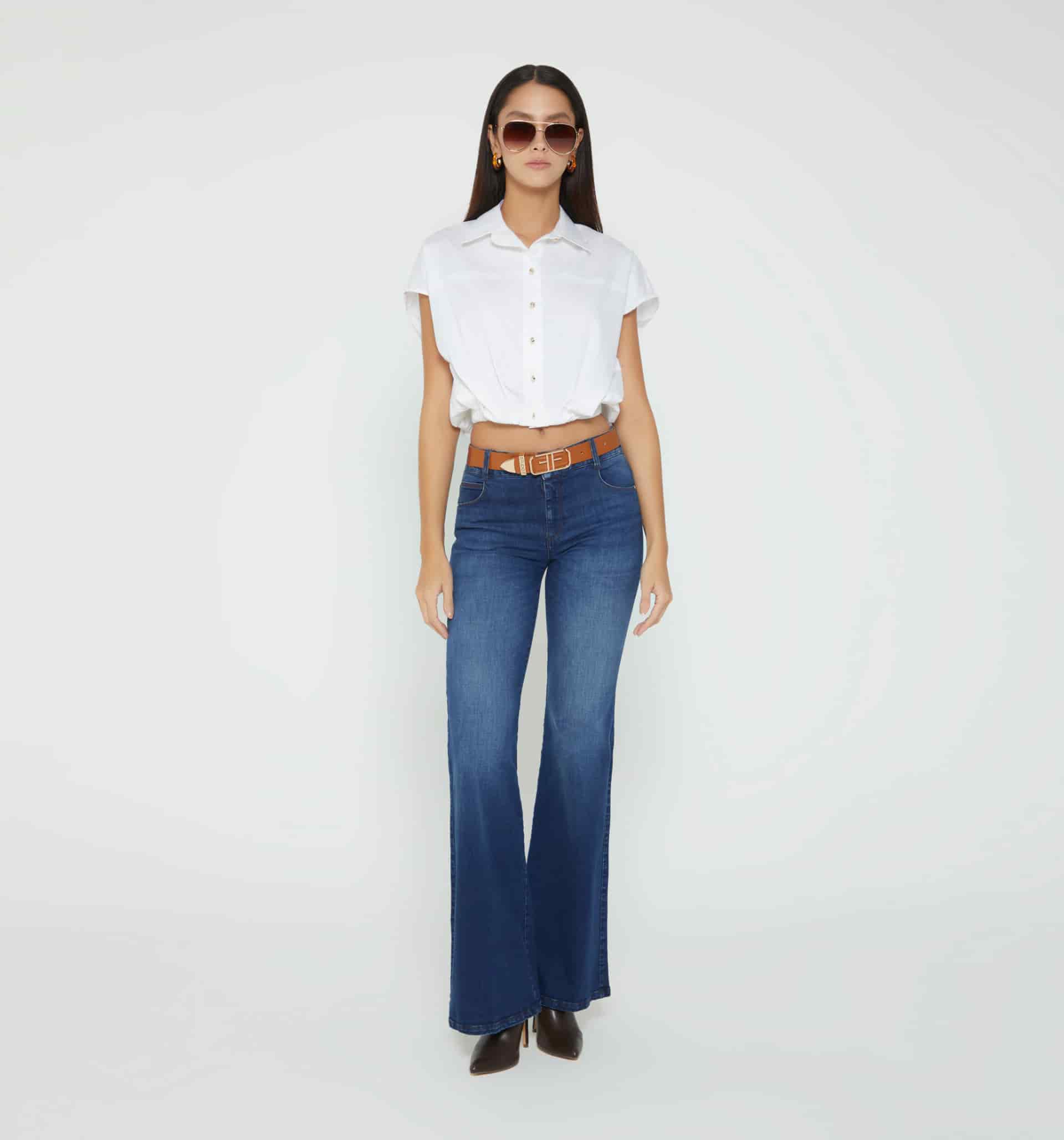 Blusa camisera manga corta - miniatura 2