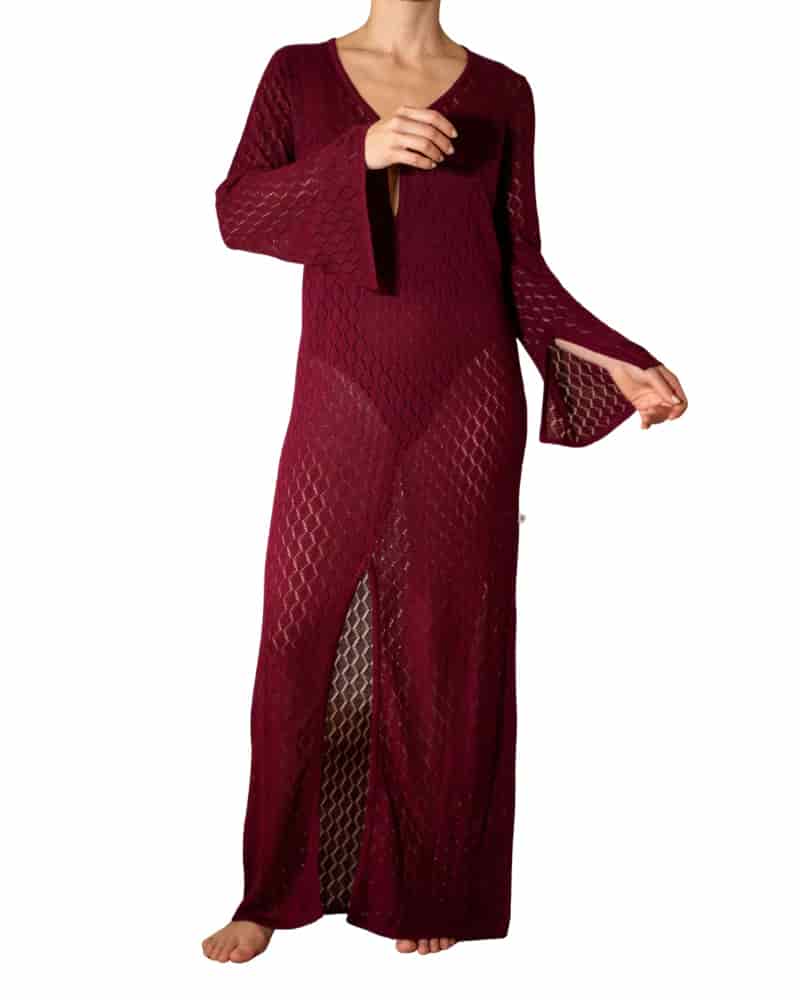 KIMONO SERENO - WINE - miniatura 1