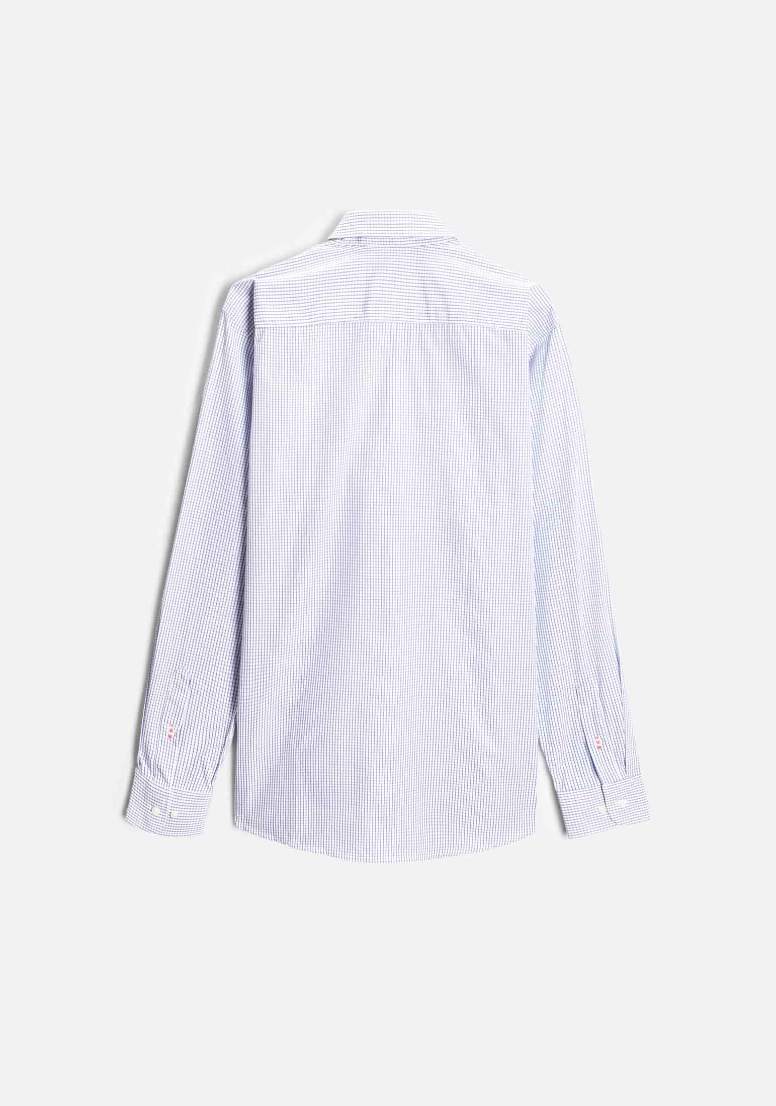 Camisa H CBD Cuadros L-Fuc Azul Med - miniatura 4