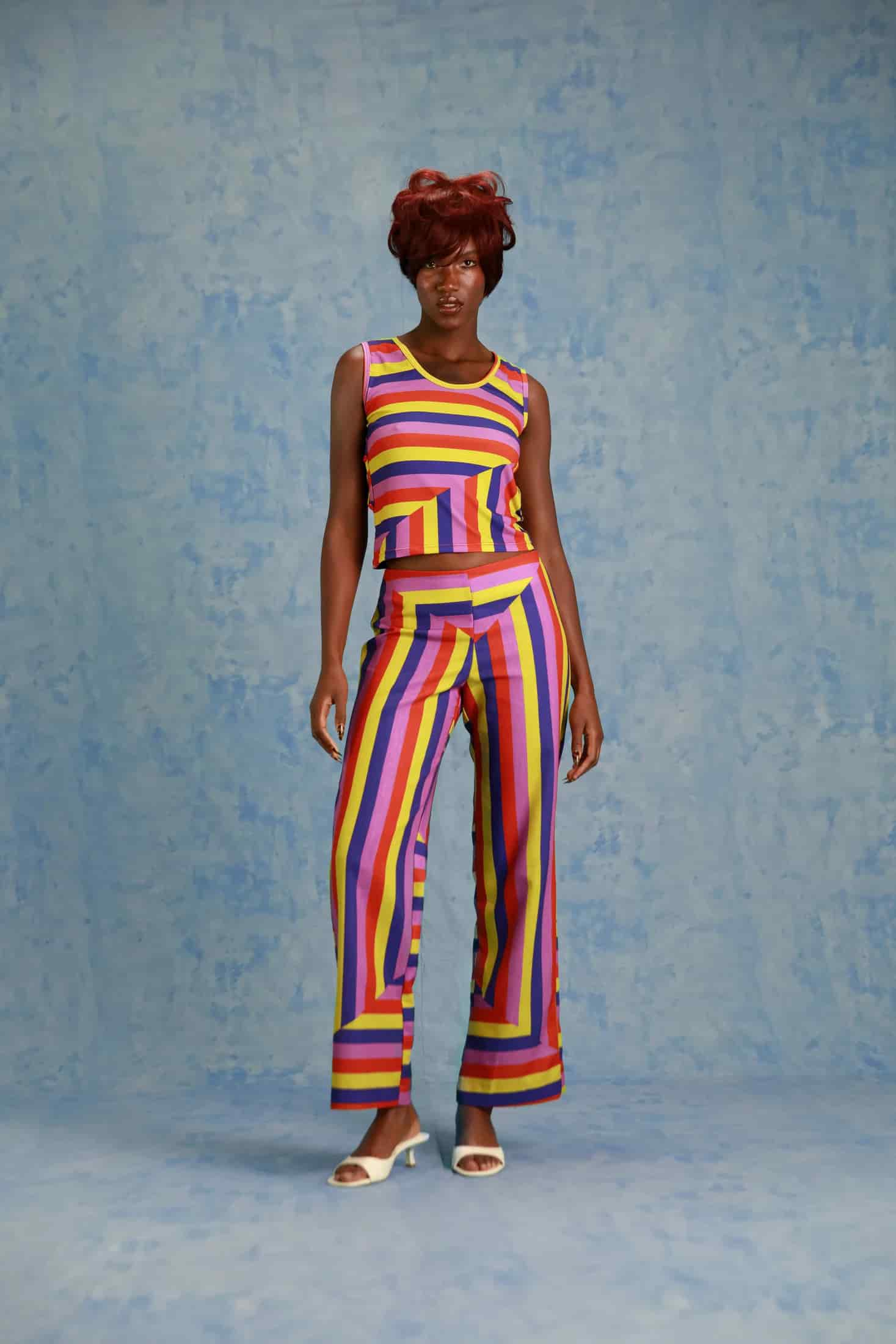 ROENA STRIPE PANTS - miniatura 1