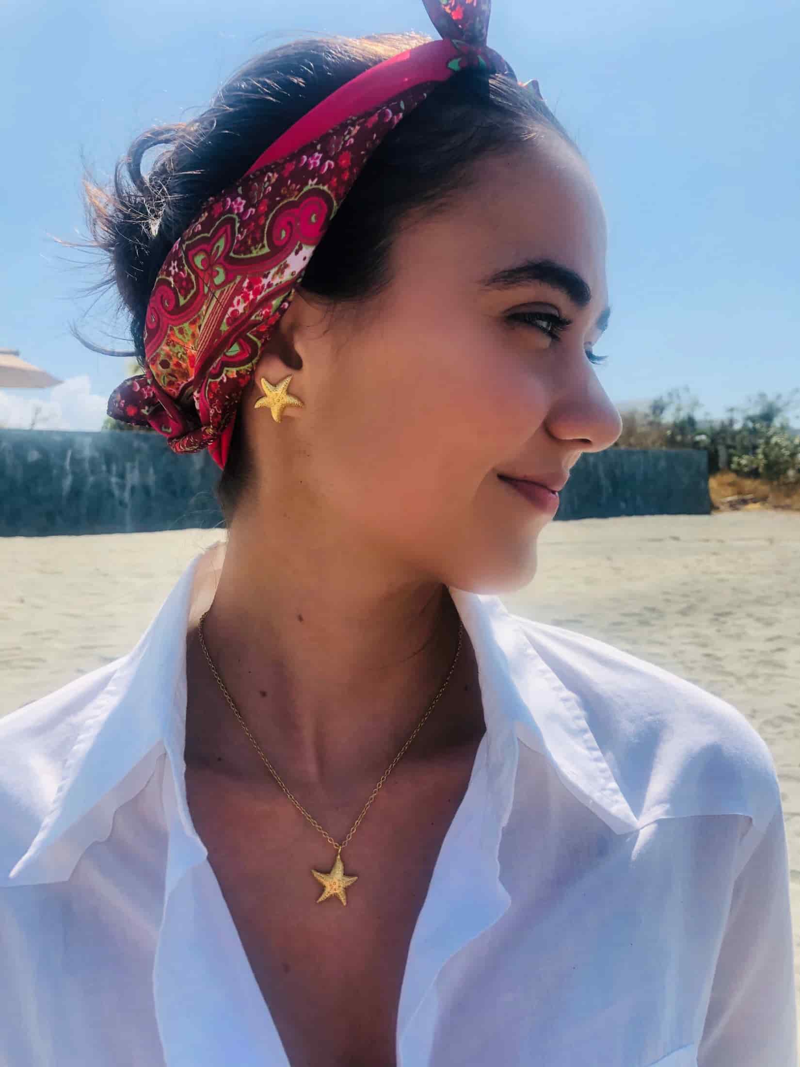 Mini aretes estrella de mar - miniatura 2