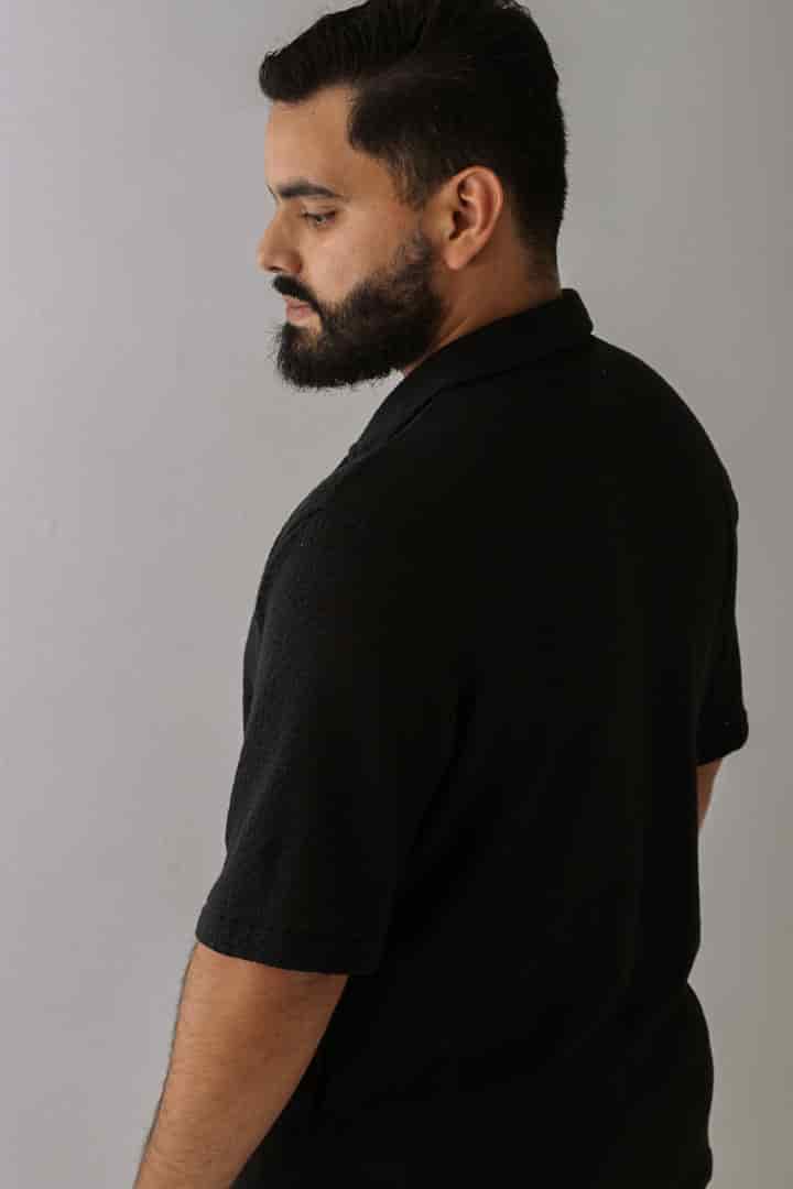 Camisa tejida negra - miniatura 6