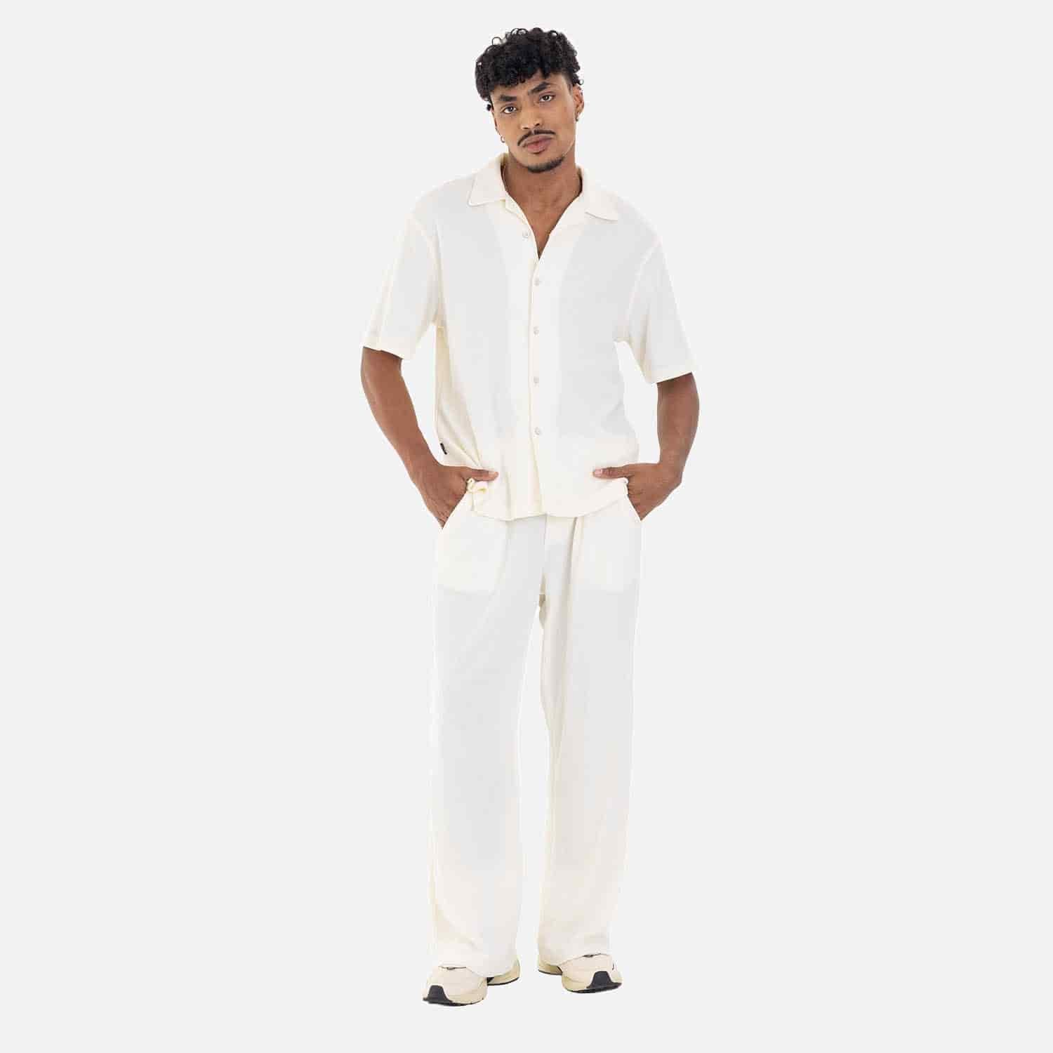 Relax Fit Jogger Ivory - miniatura 3