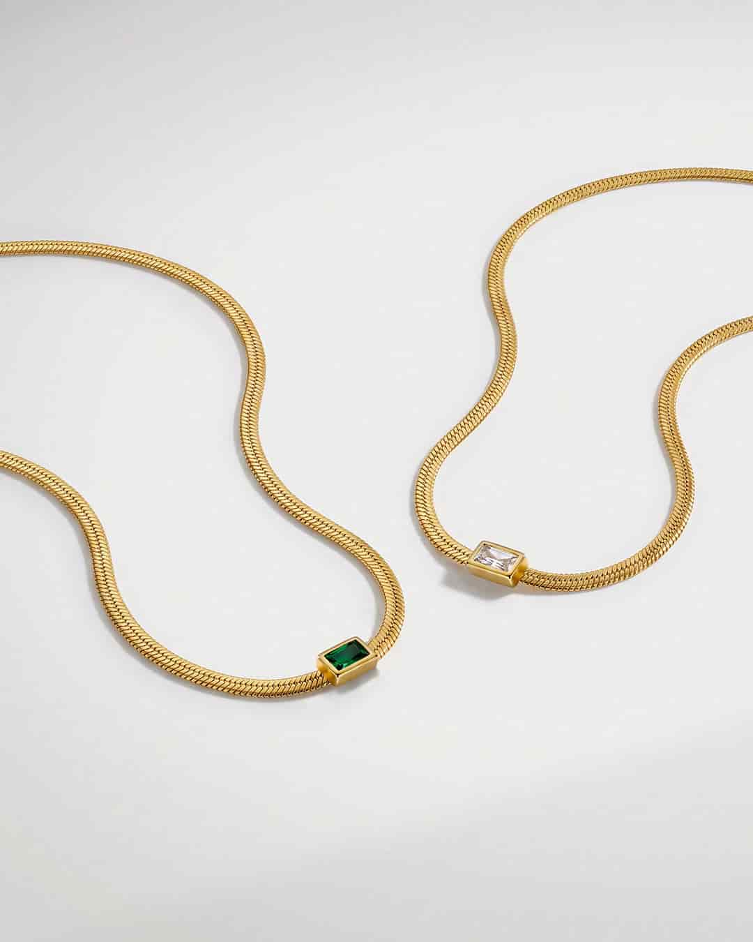 Collar Serpiente Piedra - miniatura 1