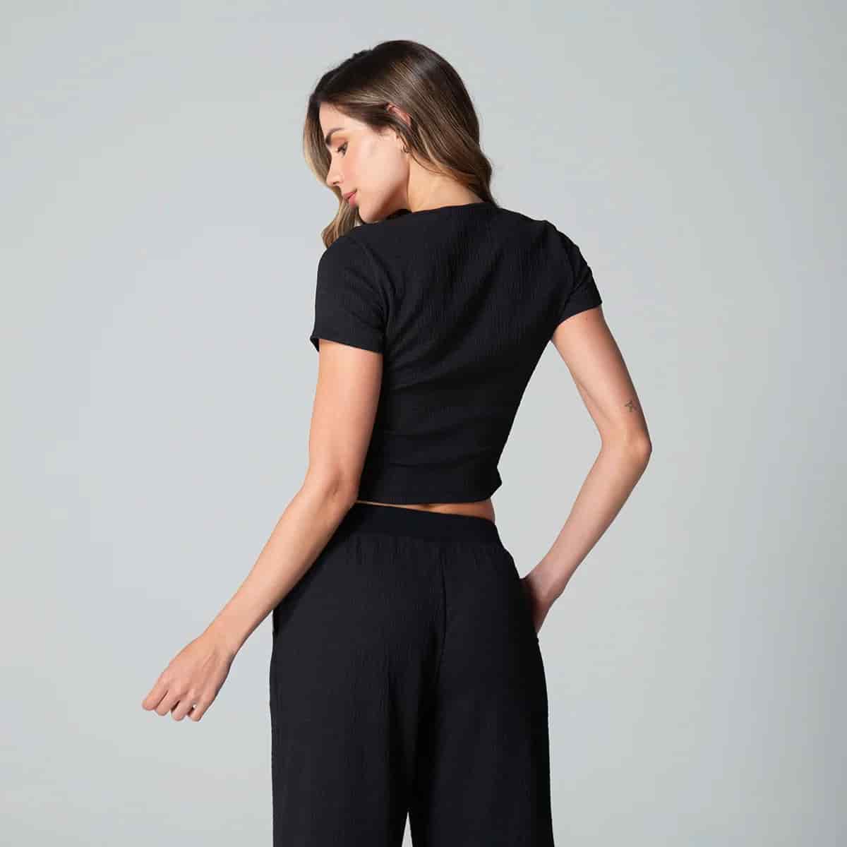 Camiseta Slim Manga Corta Rosalia - miniatura 4