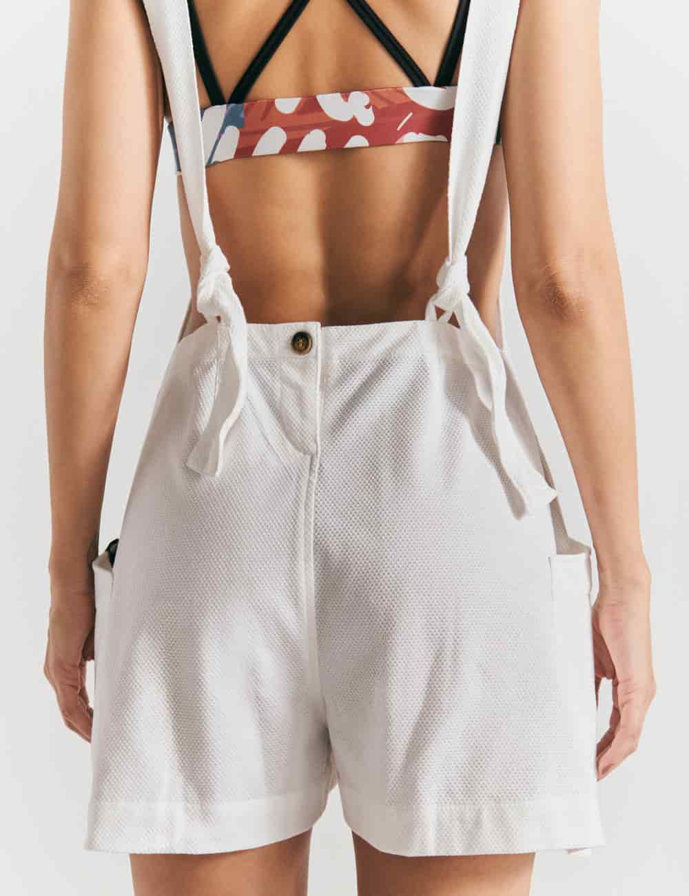 Romper Tirantas Haoma crudo Mujer - miniatura 2