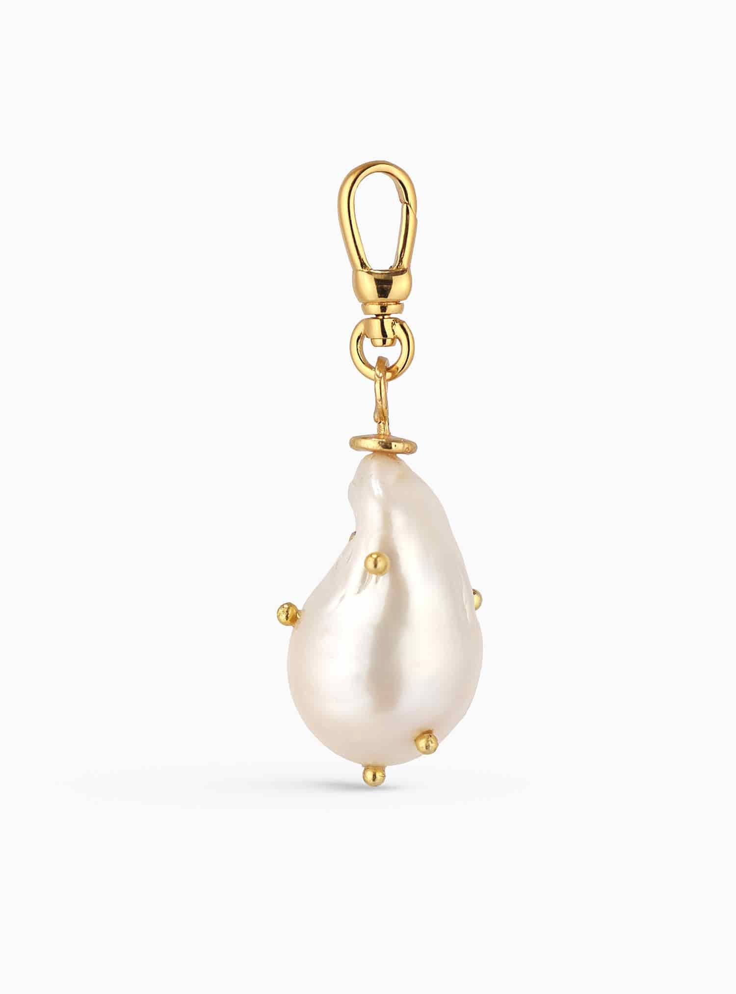 Small Dotted Pearl Charm - miniatura 1