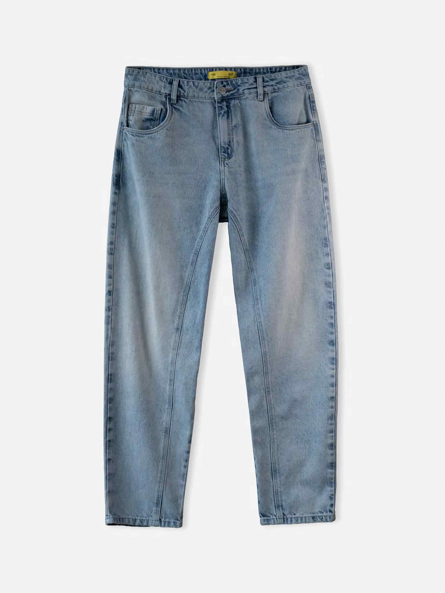 LONG BARREL JEAN - OLD LIGHT BLUE - miniatura 6