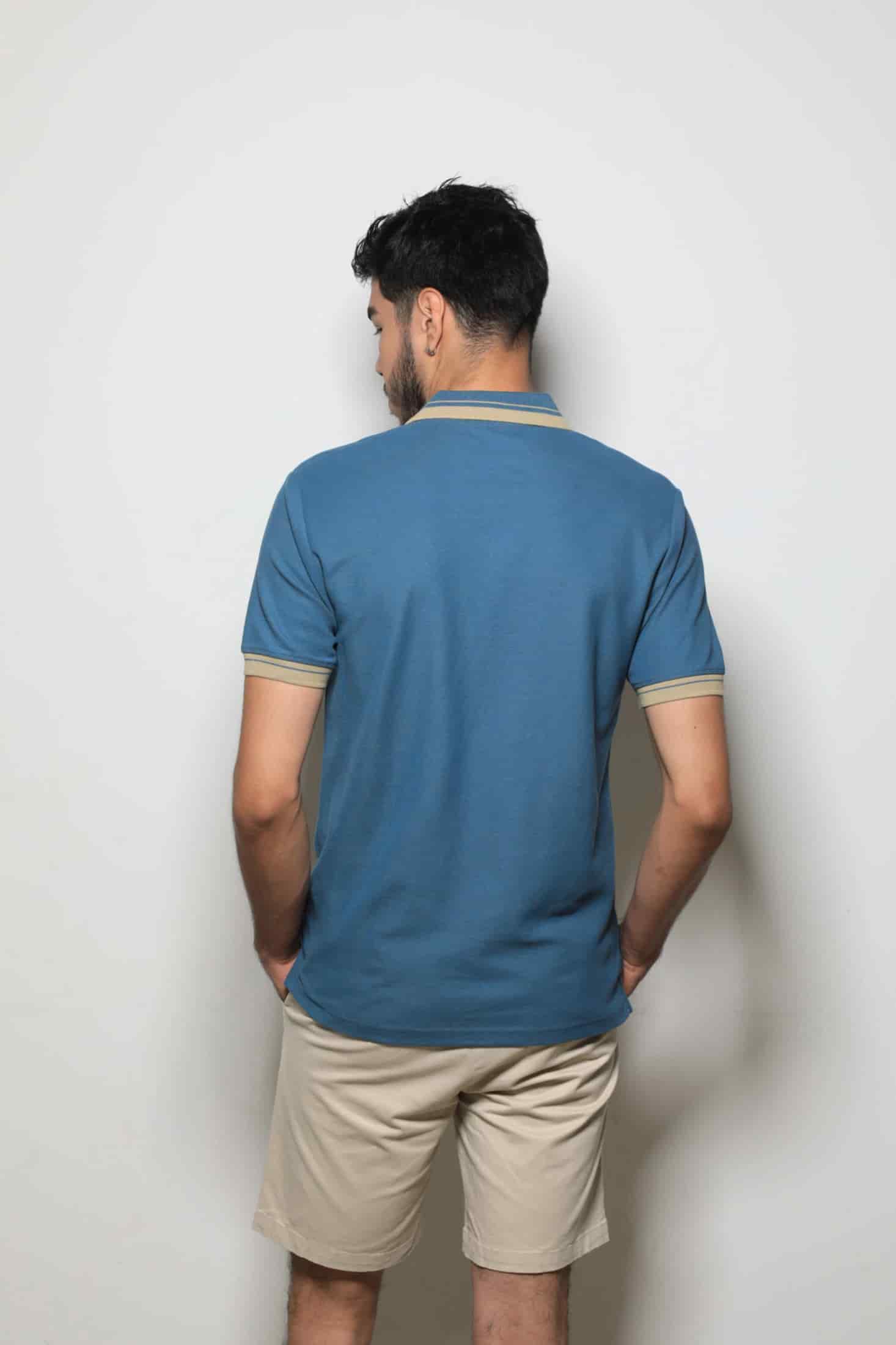 Polo Básica Azul Acero - miniatura 4