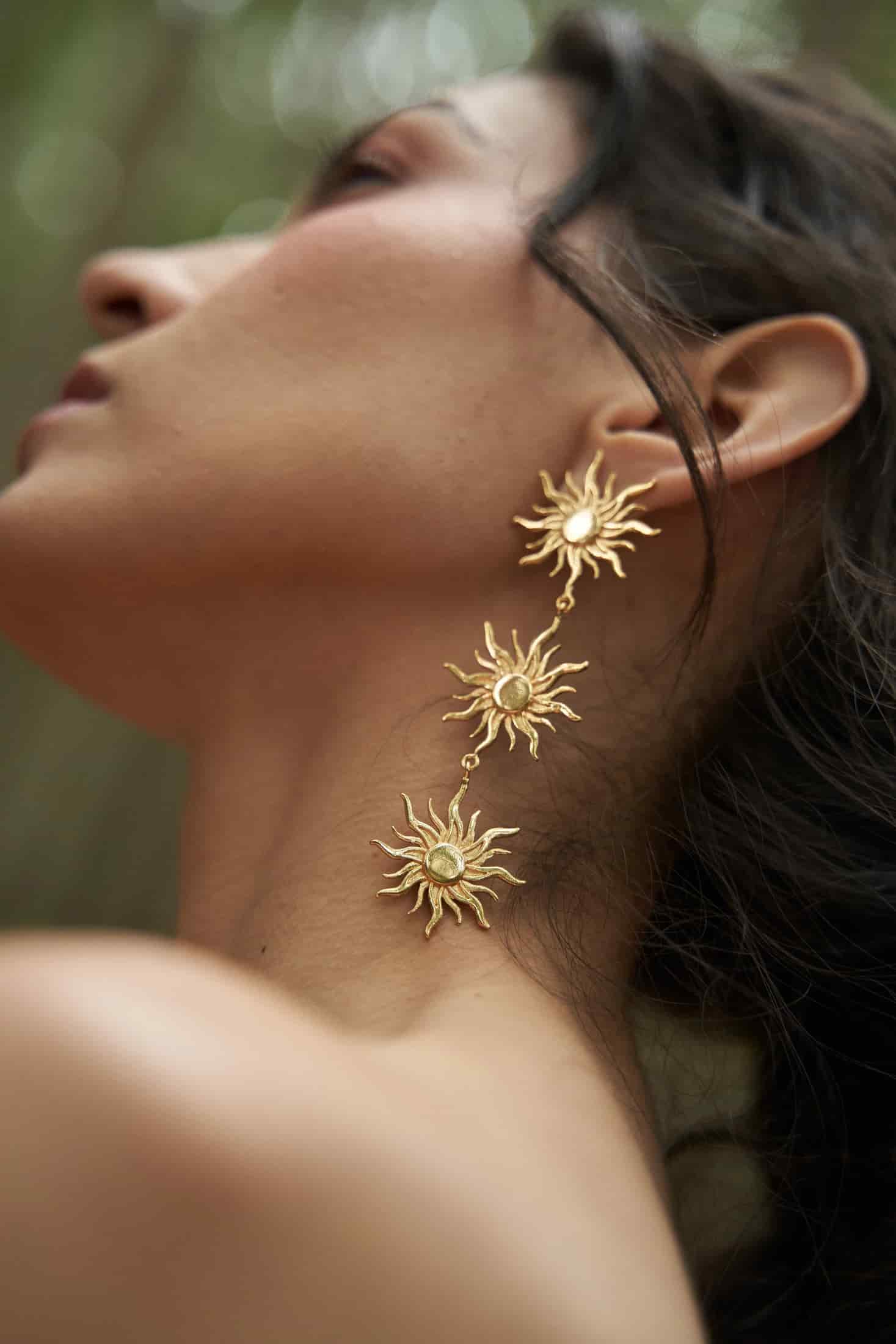 Aretes maxi Sol - miniatura 3