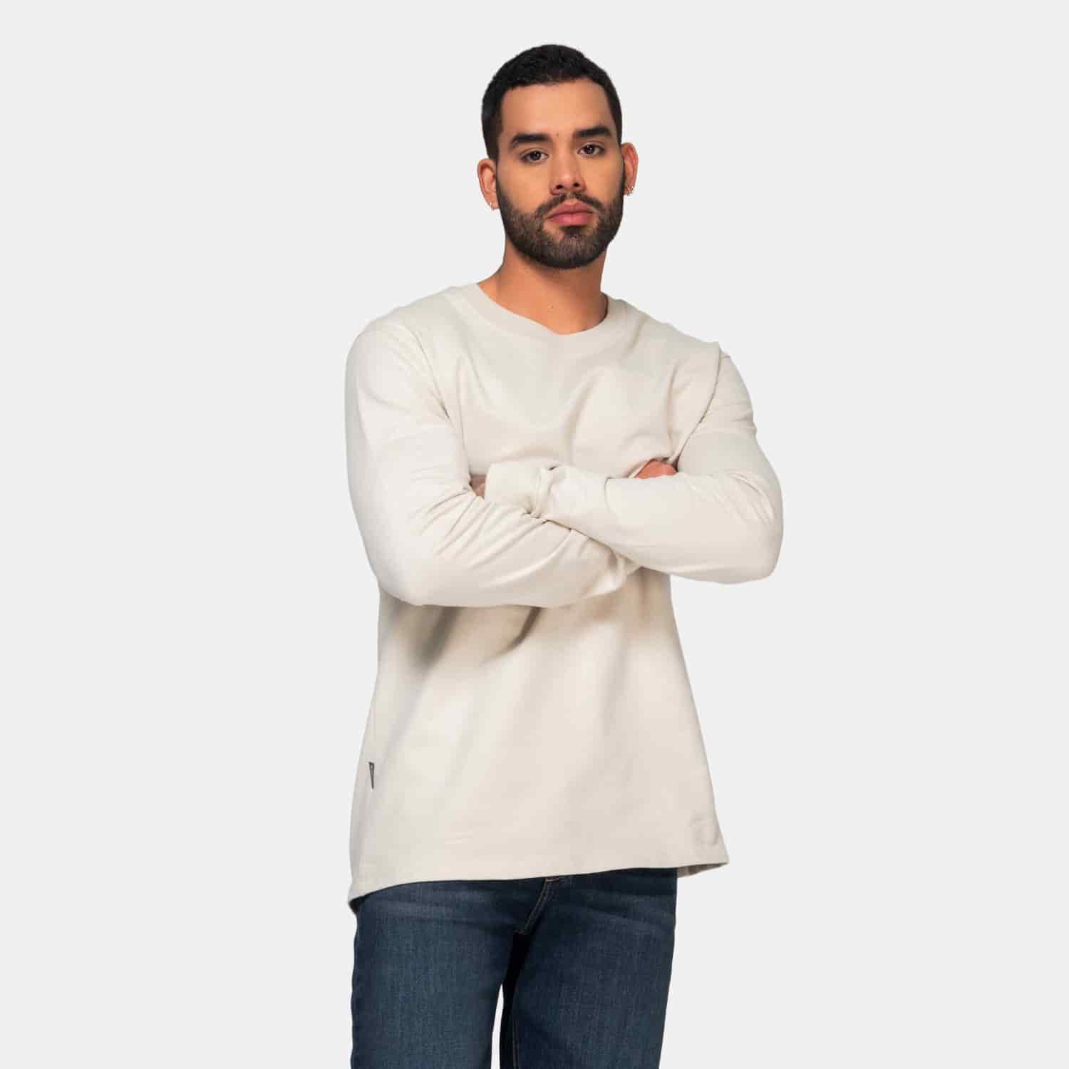 Long Sleeve Essential Beige - miniatura 4