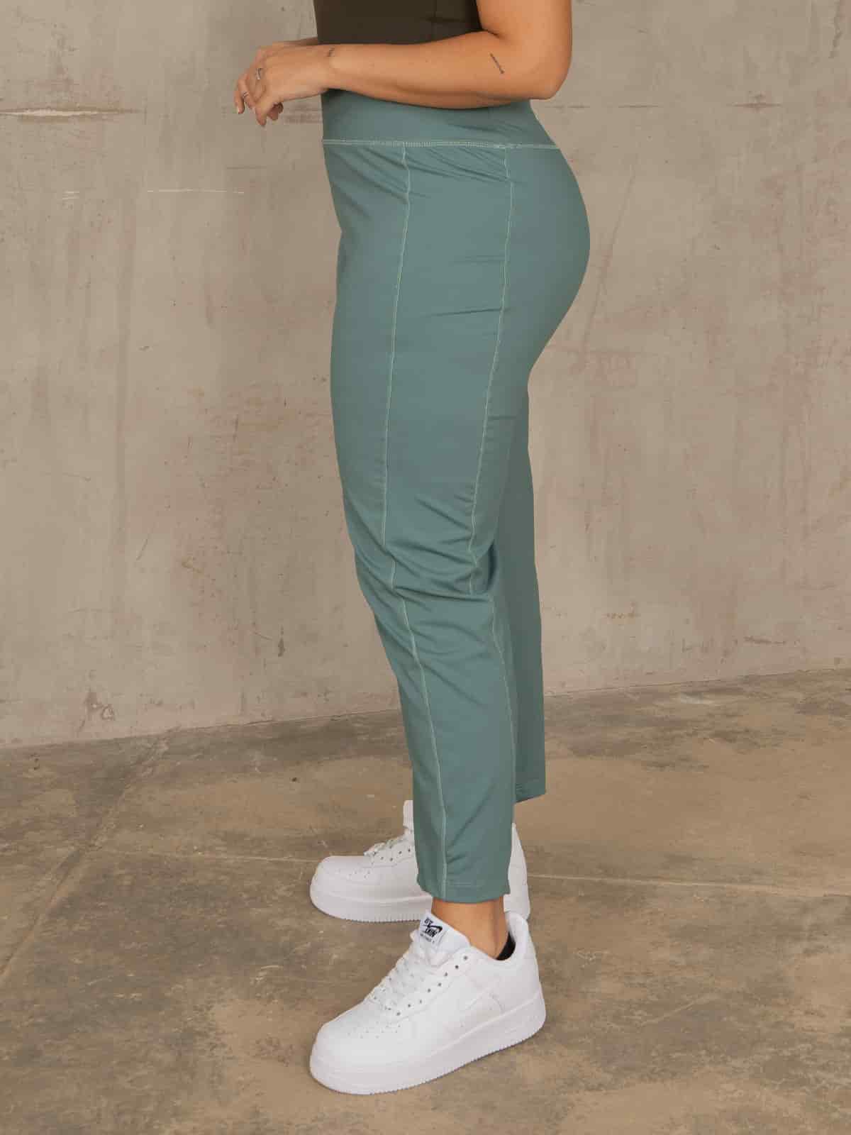 Pantalon lirio verde agua talla plus - miniatura 3