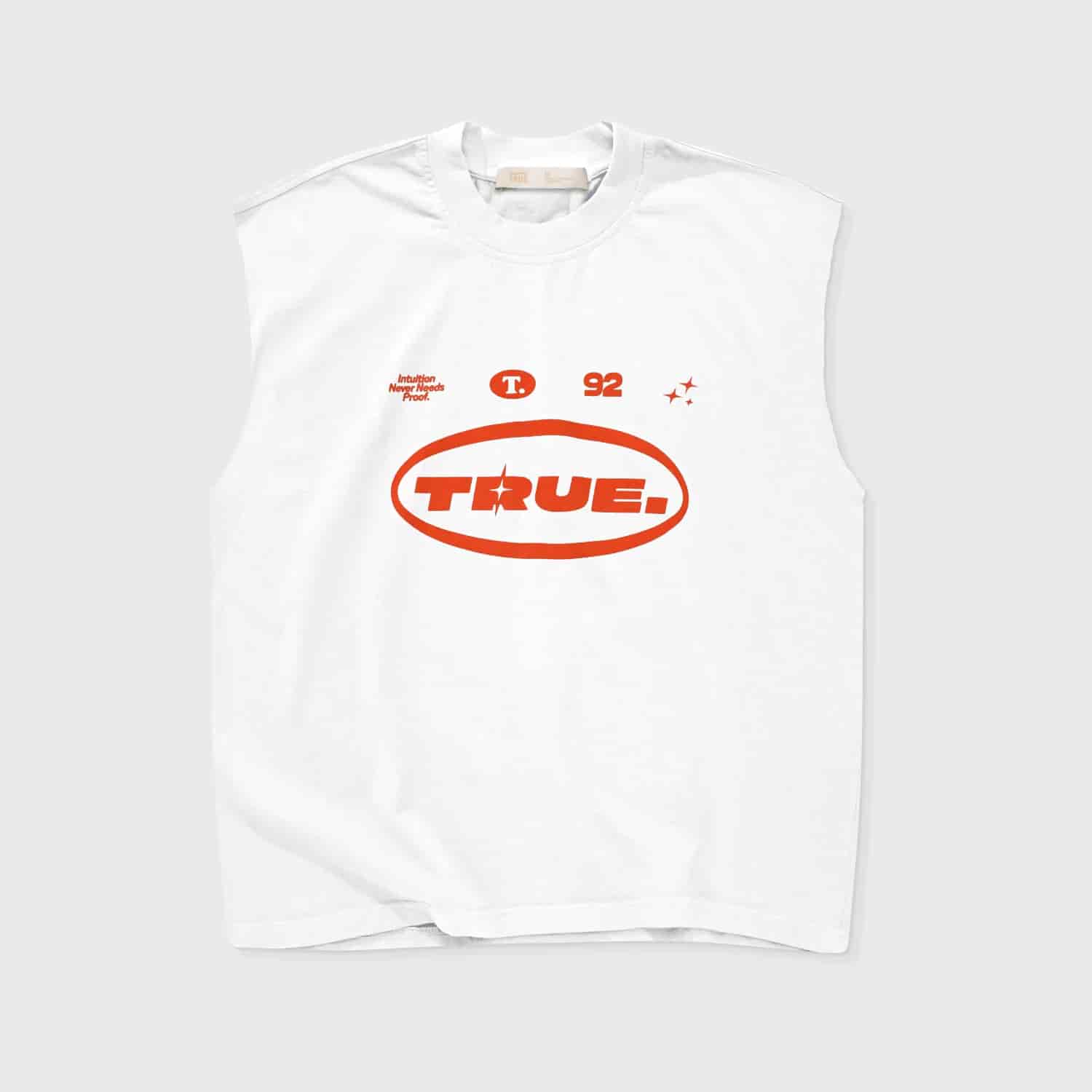 Intuition Sleeveless Tee - White - miniatura 6