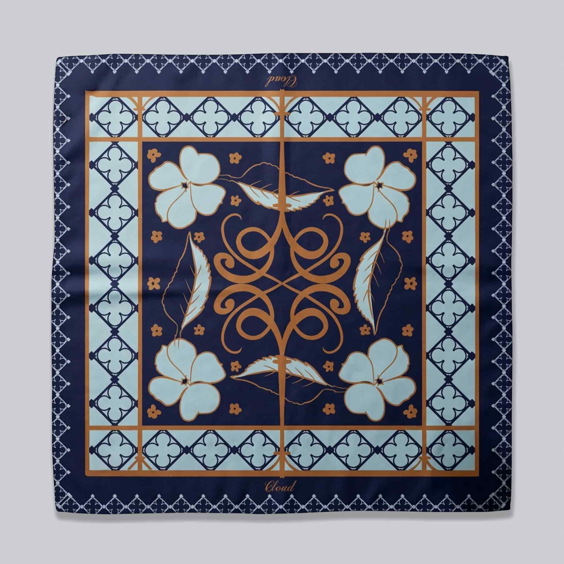 Pañoleta Antejardin azul - miniatura 1
