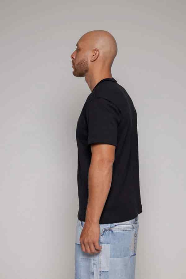 Camiseta Remainder Rib-Negra - miniatura 4