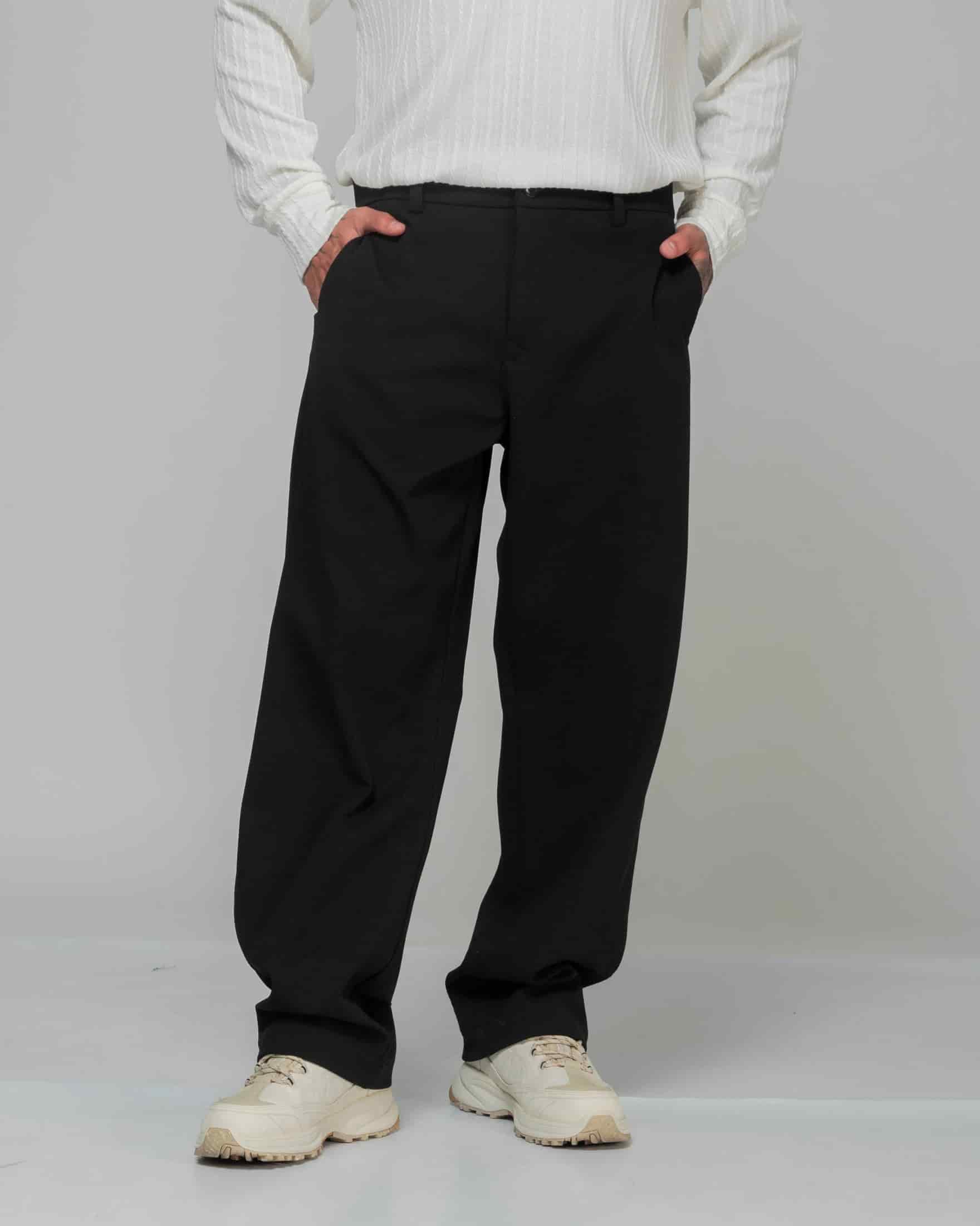 Black EcoDrift Trousers - miniatura 6