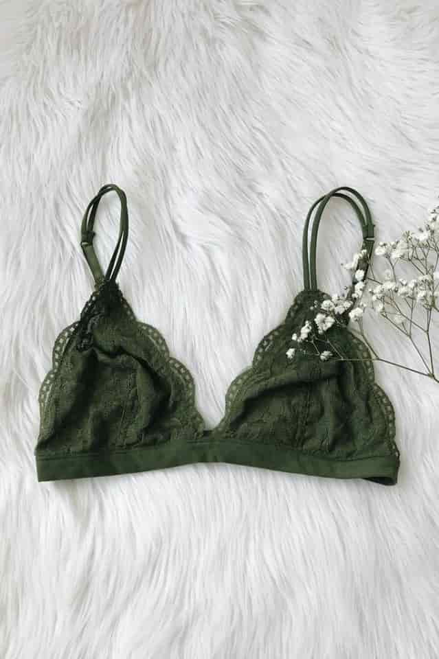 Lace Triangle Bralette - miniatura 27