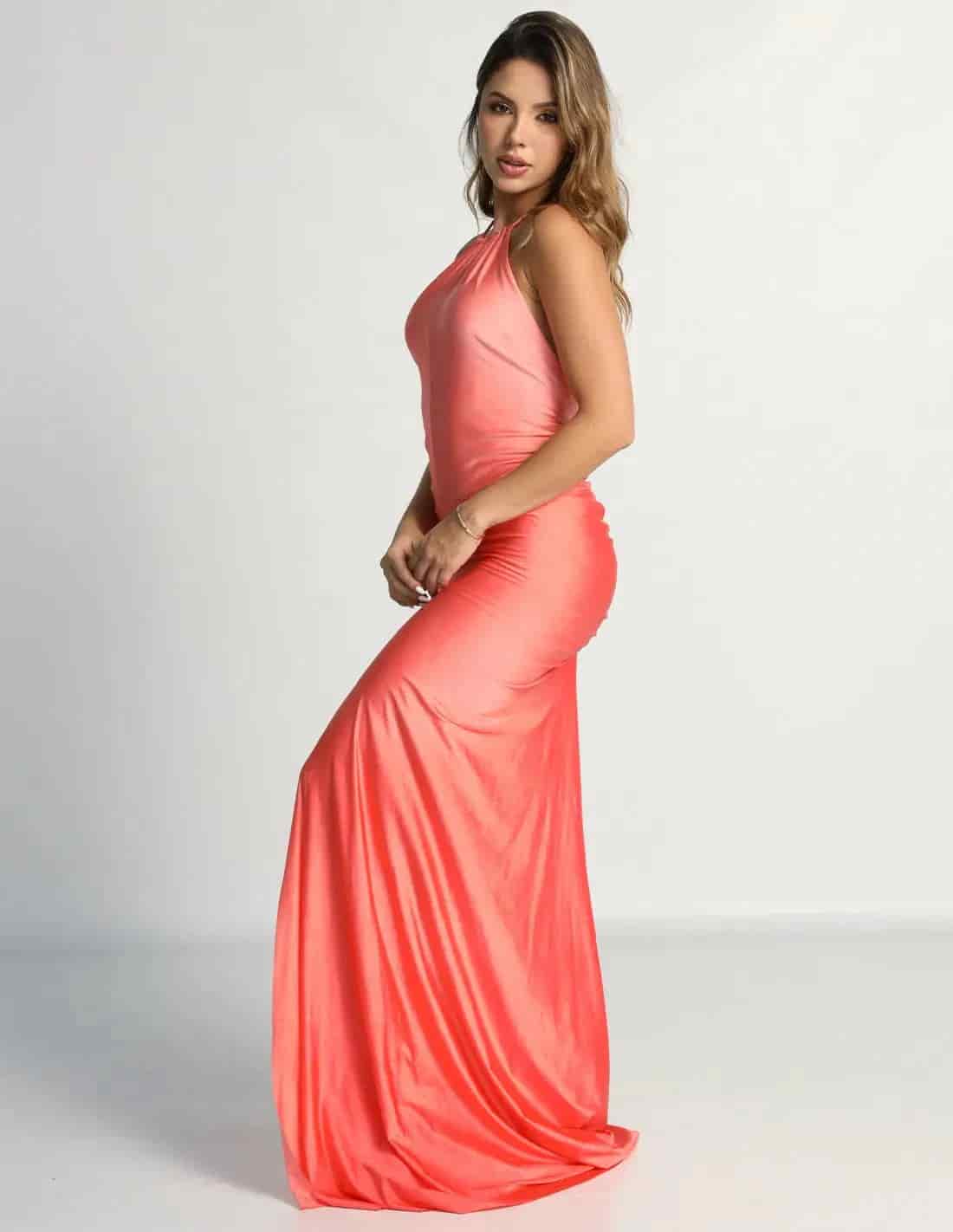 Vestido Juniper Salmon - miniatura 3