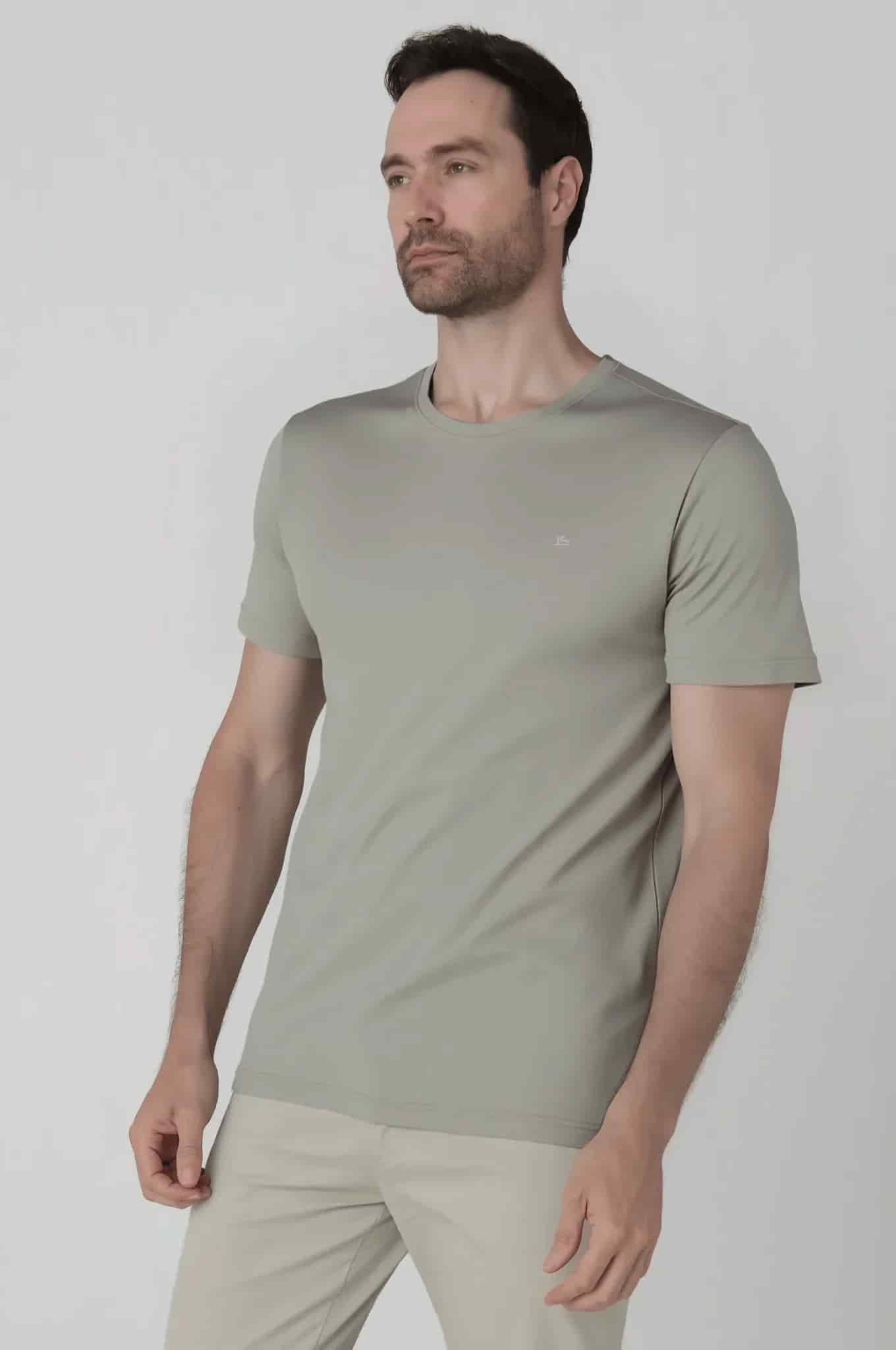 Camiseta cuello redondo para hombre Jon Sonen 020424006 - miniatura 6