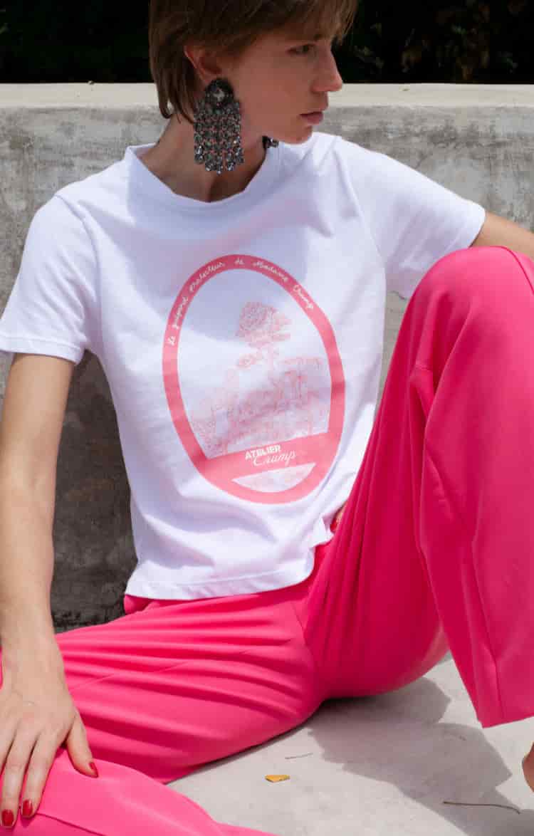 T-shirt Pink Safari - miniatura 3