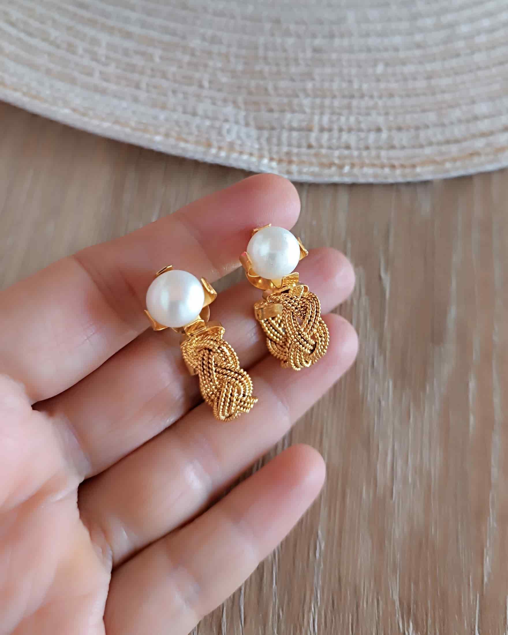 Candongas trenzadas, Olivia - miniatura 3