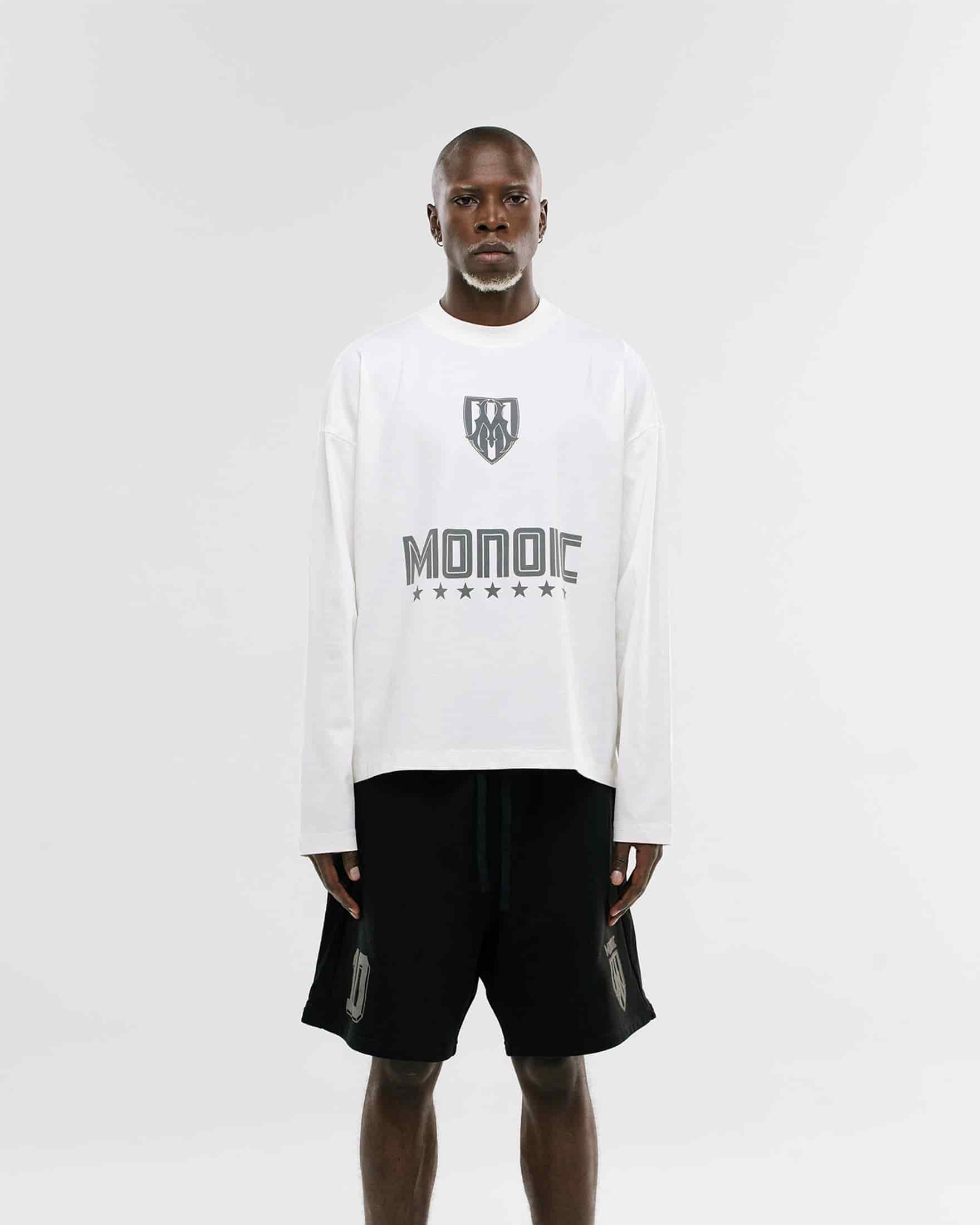 Camiseta Oversized Shield Long Sleeve - Off White - miniatura 9