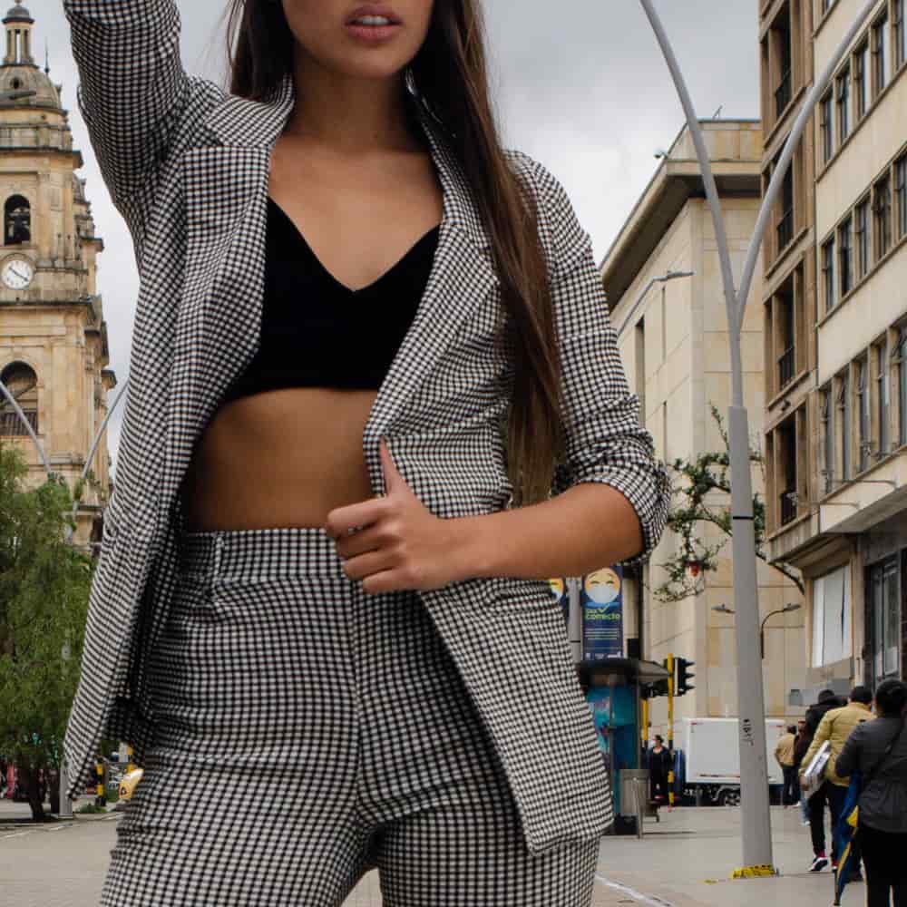 Total Look aCuadros Negros - miniatura 5