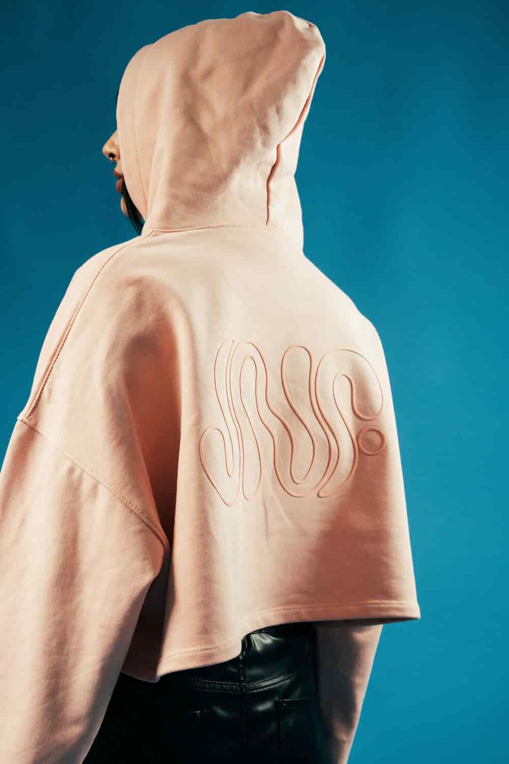 HOODIE BN4B CROPPED ROSADO - miniatura 4