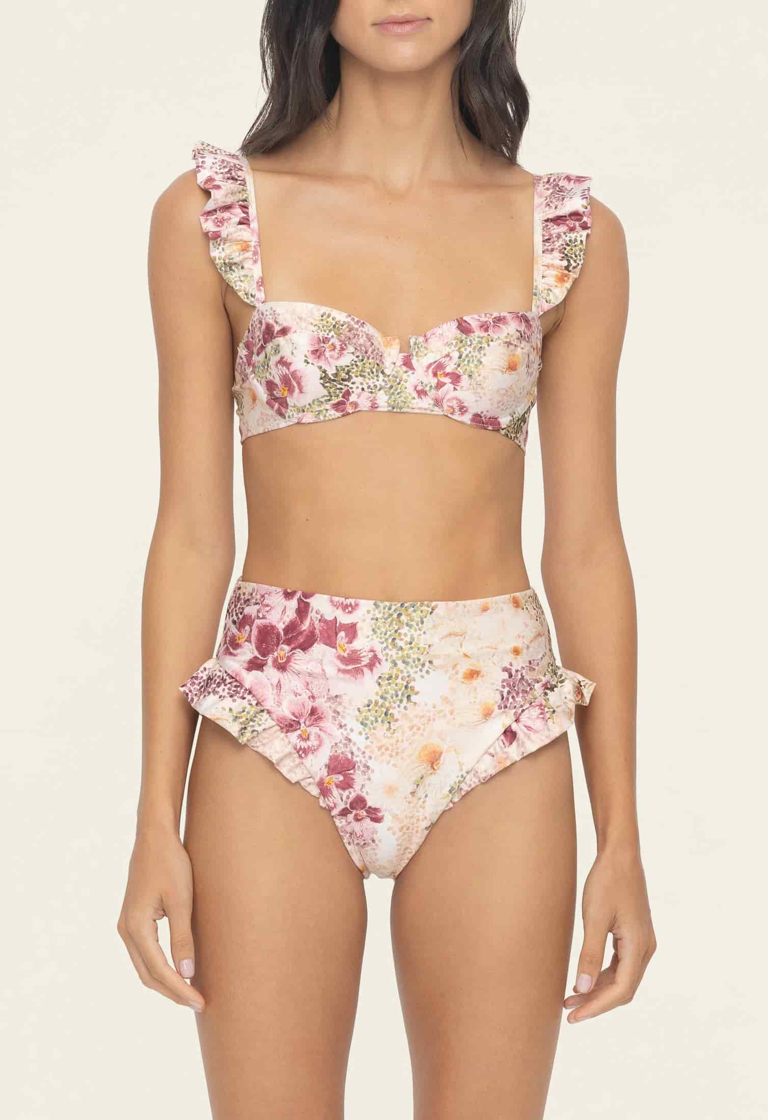Kiwi Florecer Bikini Top - miniatura 5