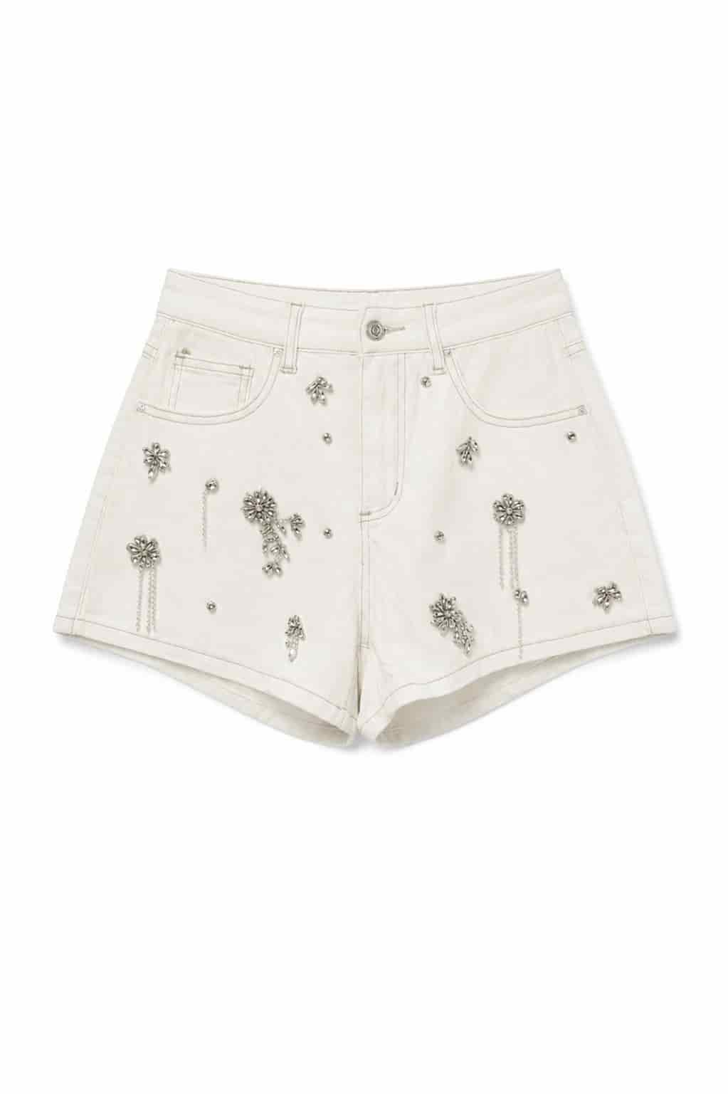 WHITE CRYSTAL SHORT - miniatura 1