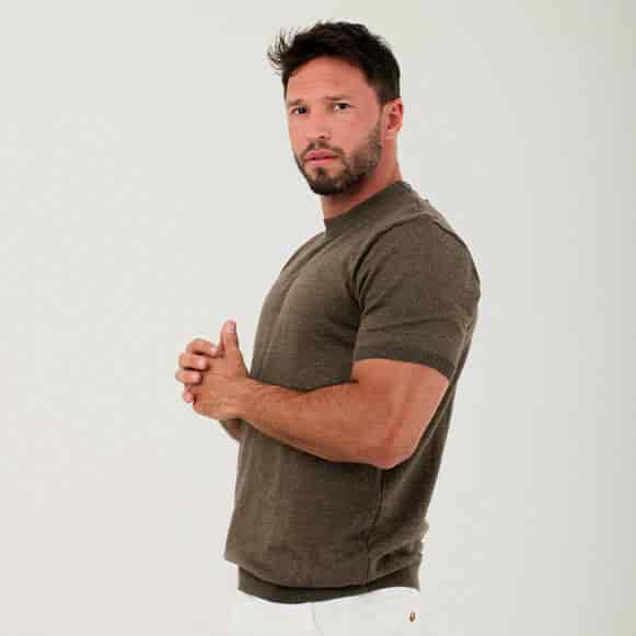 T-SHIRT BASICO TEJIDO HOMBRE - miniatura 16