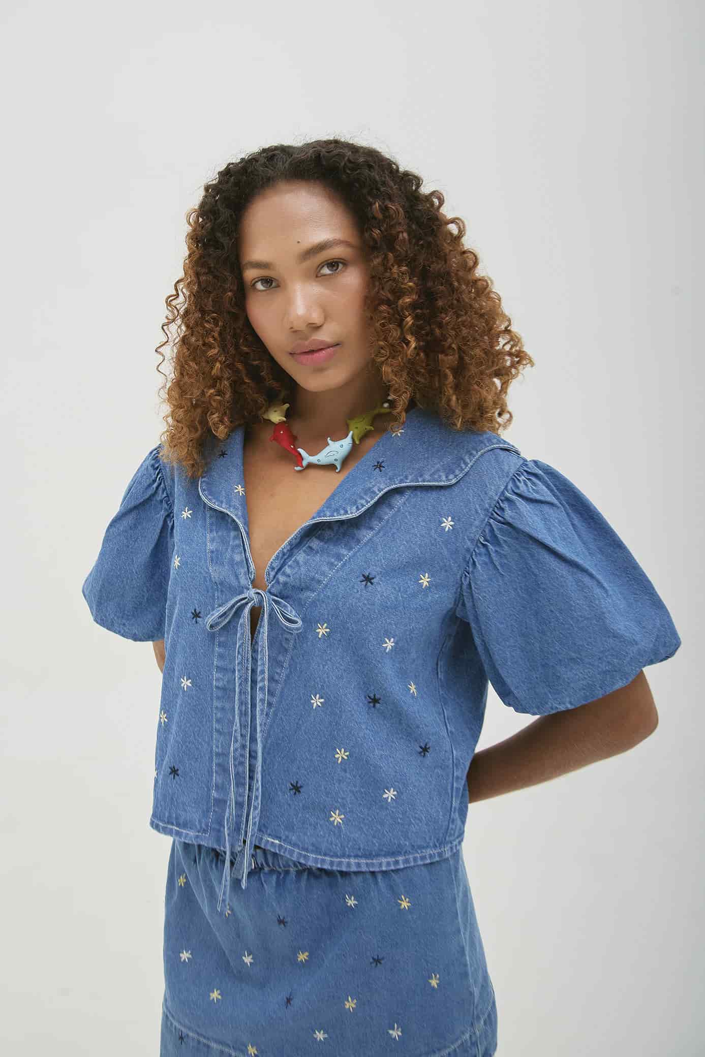 Marea Top Estrellas Denim - miniatura 4