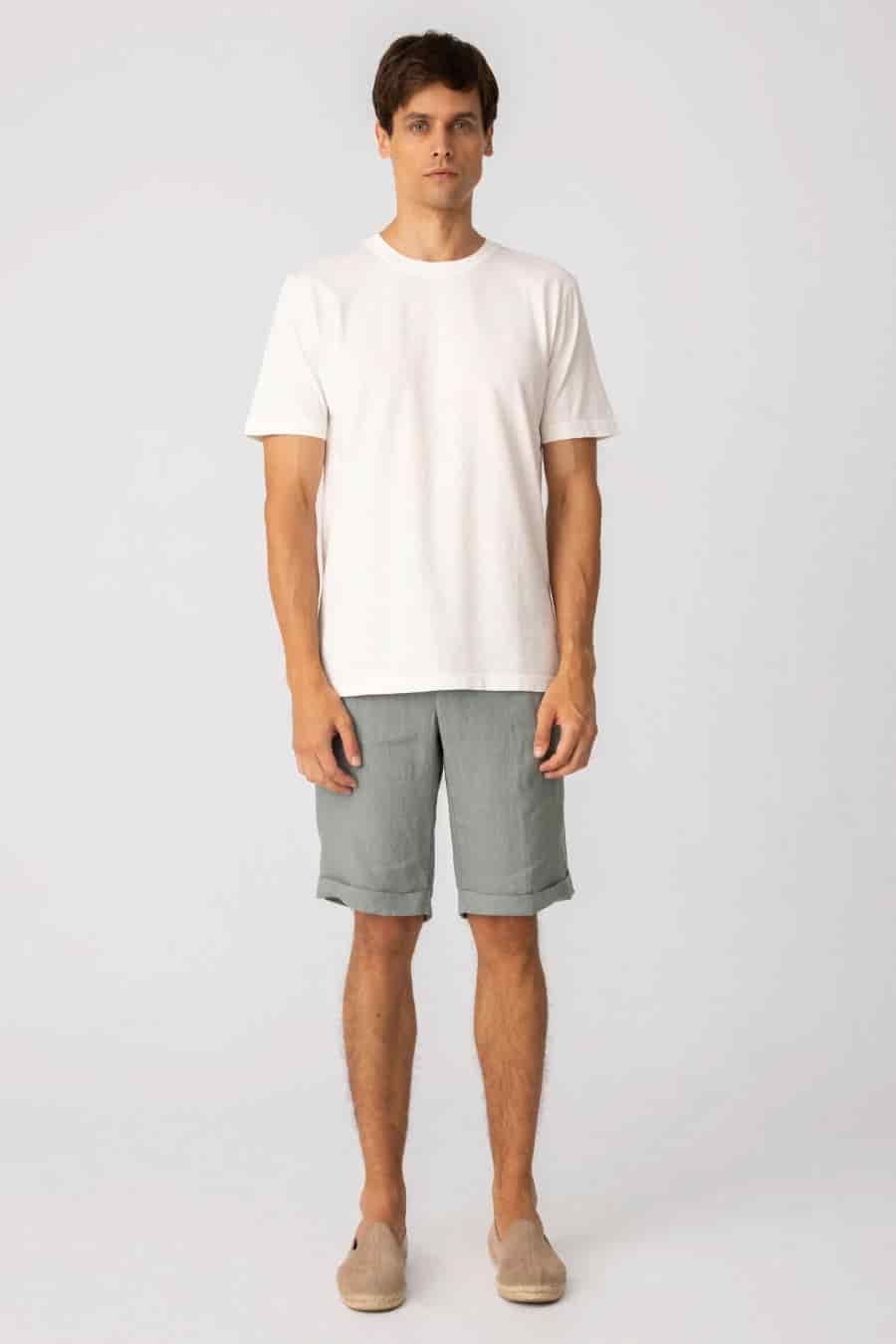 Men's cotton t-shirt white kraken - miniatura 1