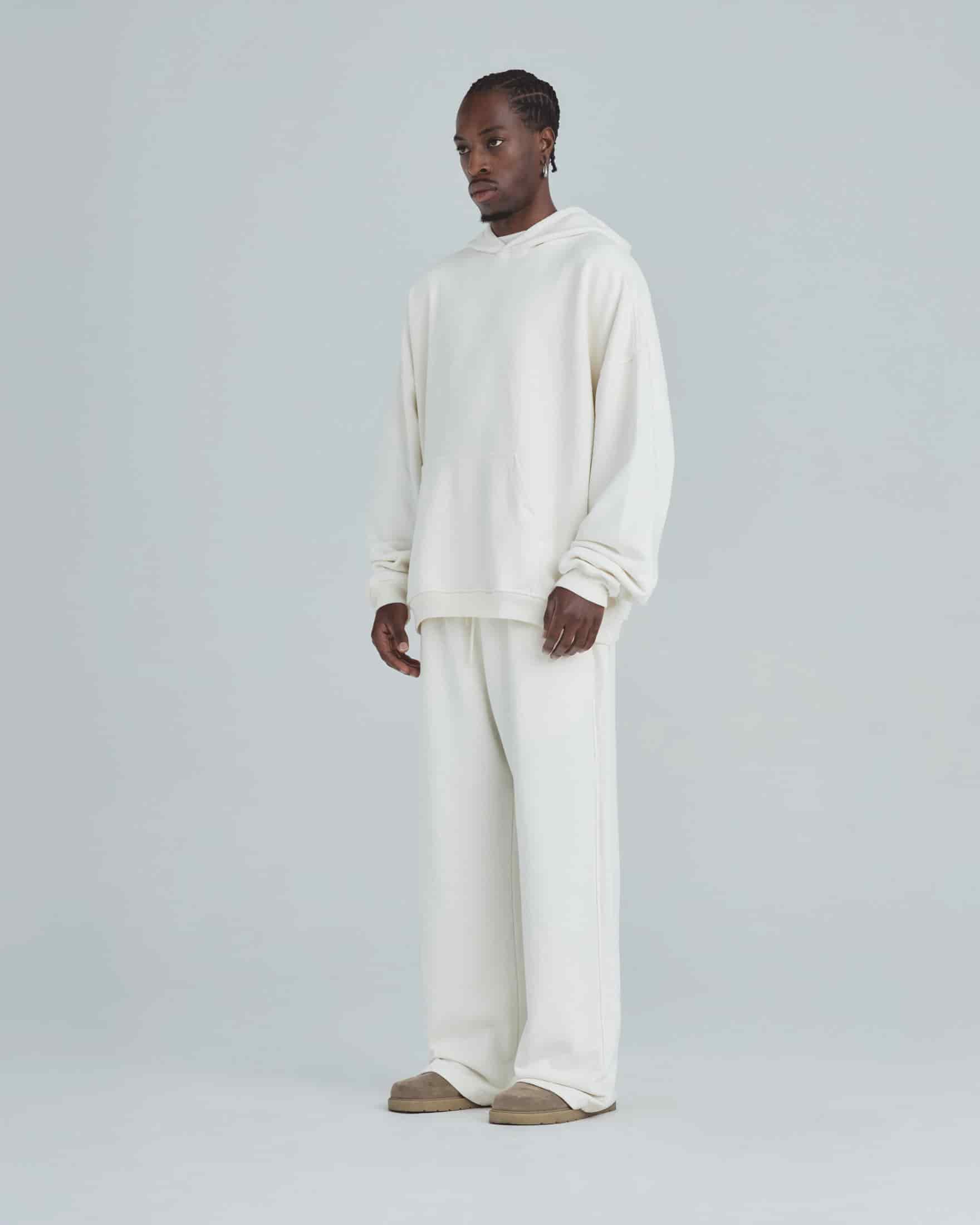 Line Basic Hoodie White - miniatura 5