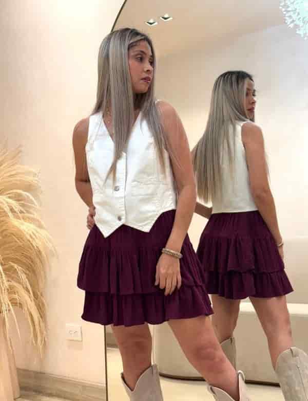 Chaleco Lia Indigo Crudo - miniatura 4
