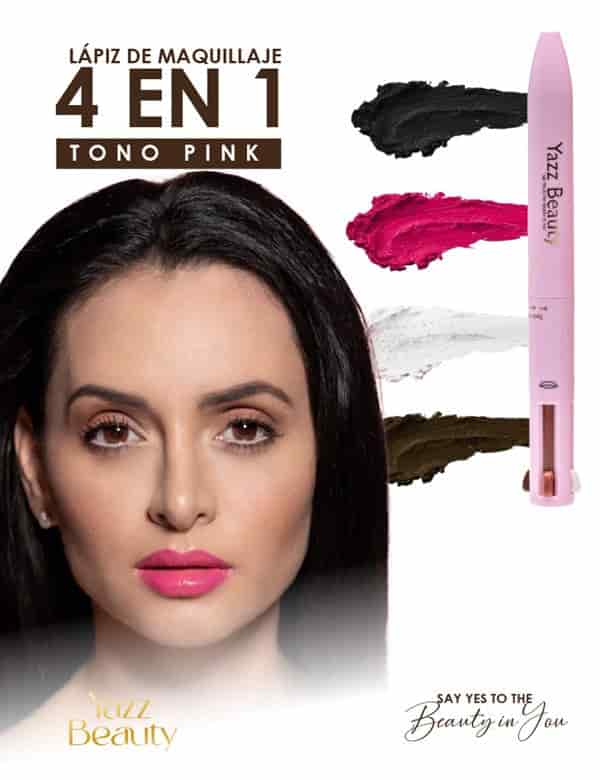 Lapiz 4 En 1 Pink Rosa - miniatura 1