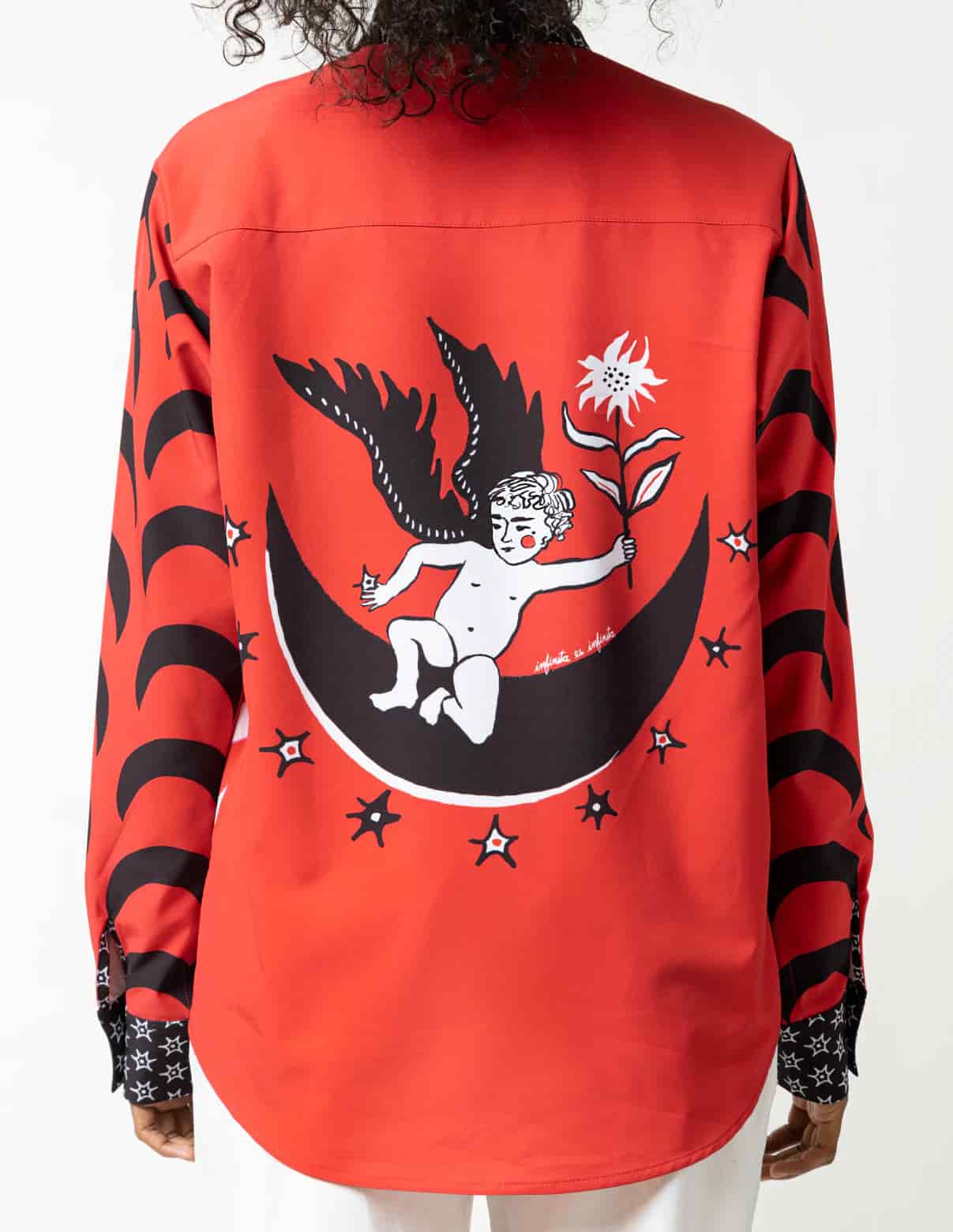 Camisa Manga Larga Unisex / La Luna Florece - miniatura 2
