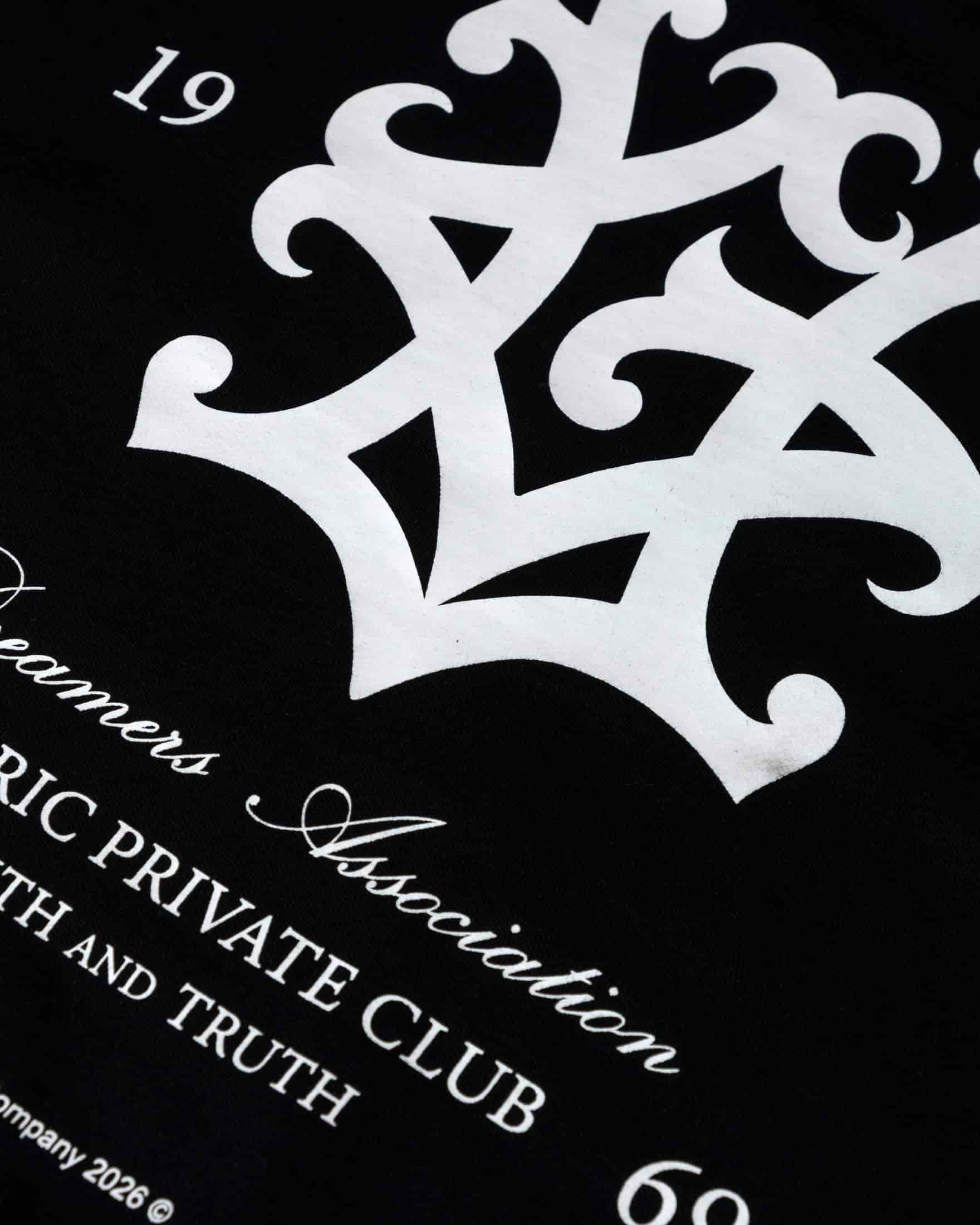 Line UG Monogram Boxy Fit Crewneck Black - miniatura 4