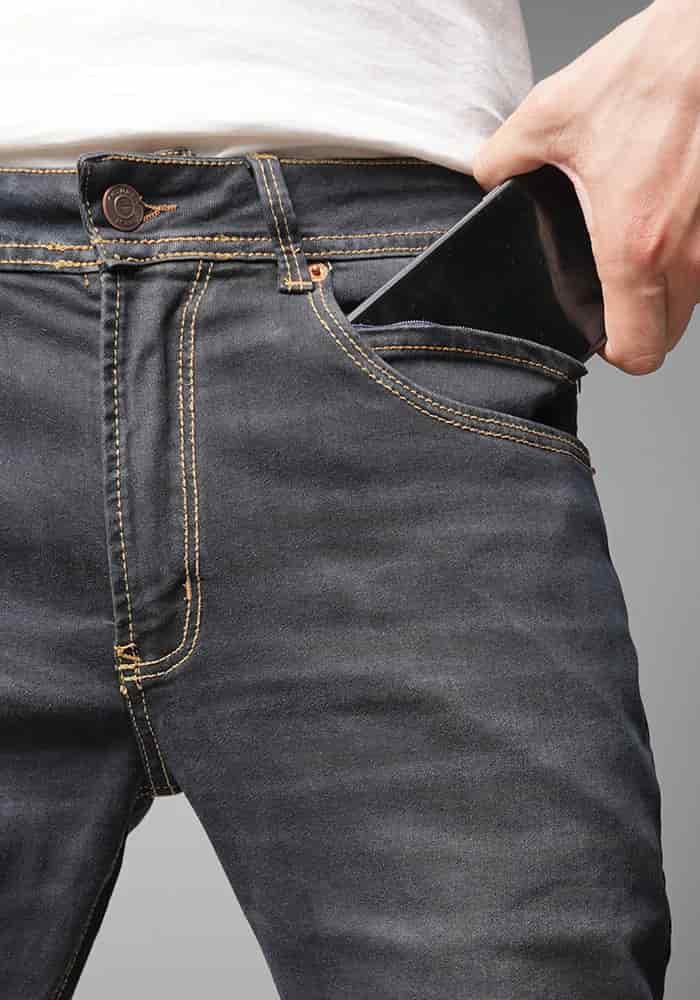 Jean para Hombre Color Azul Oscuro con Dirty | Thunder - miniatura 2