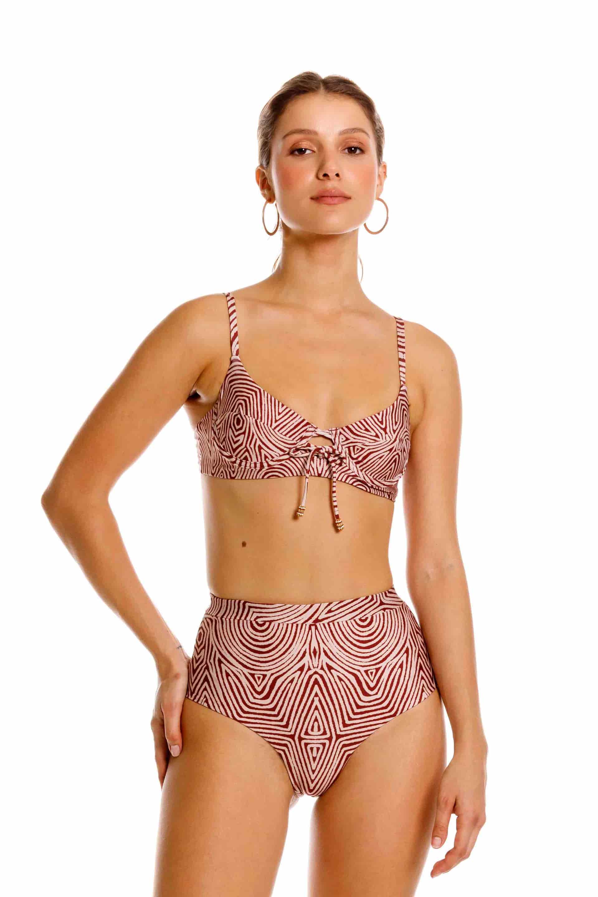 Panty Setentero de Bikini Nairobi Marrón - miniatura 3